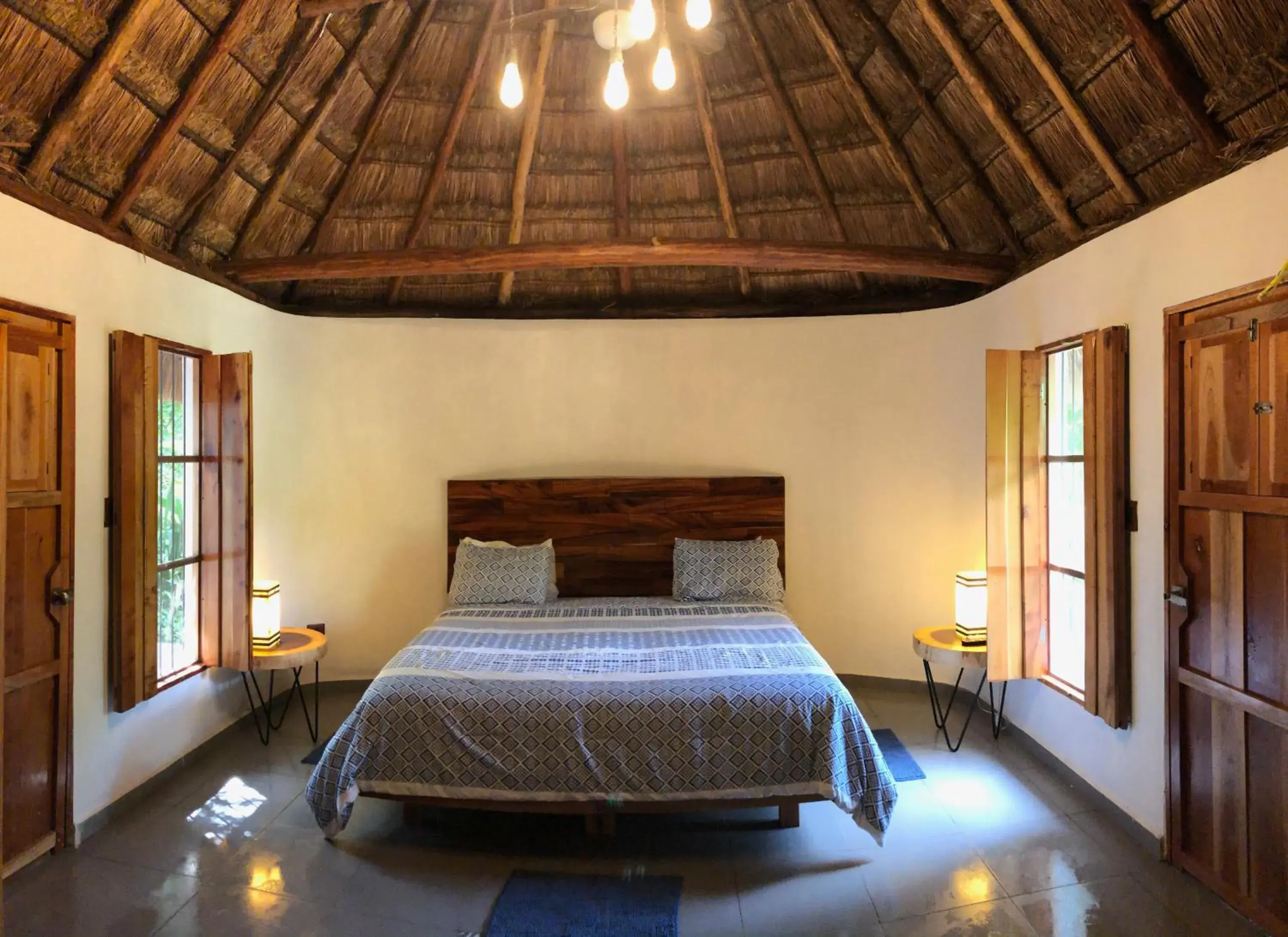 Bedroom, Bed in Hacienda Cenote San Ignacio Bedroom, Bed in Hacienda Cenote San Ignacio