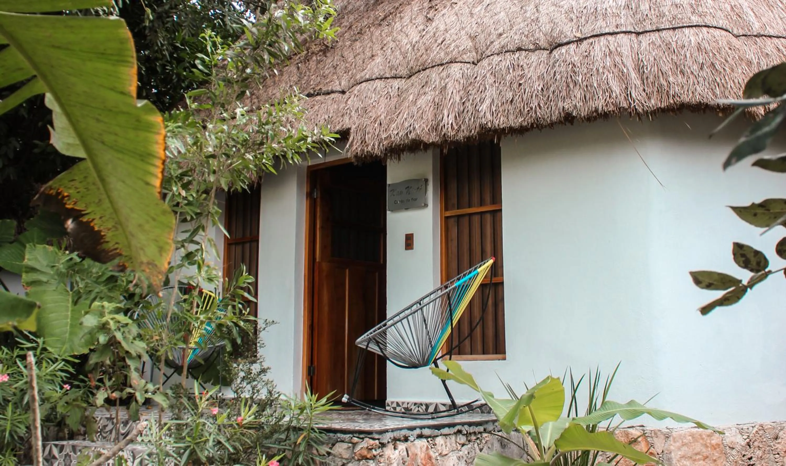 Balcony/Terrace in Hacienda Cenote San Ignacio