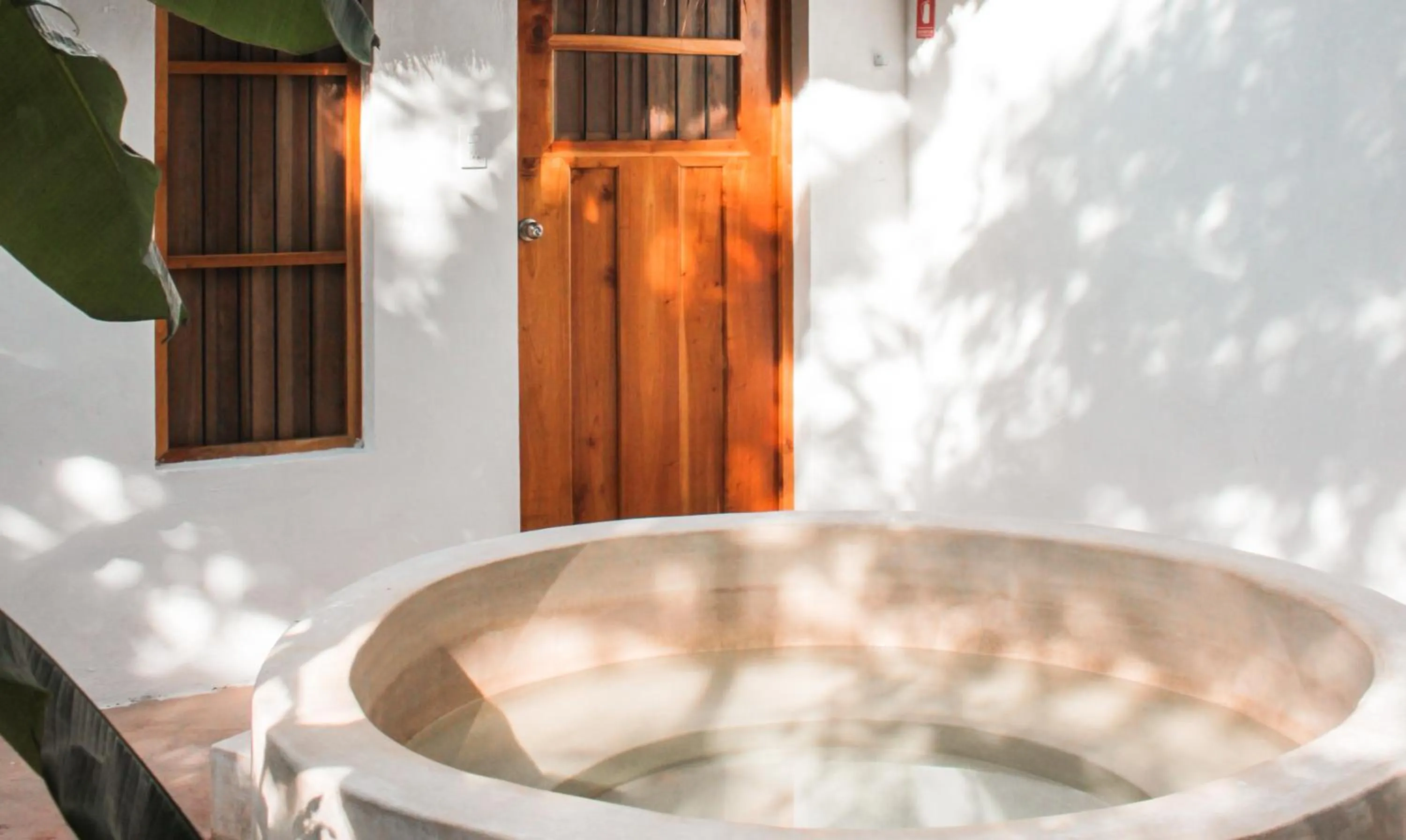 Patio in Hacienda Cenote San Ignacio