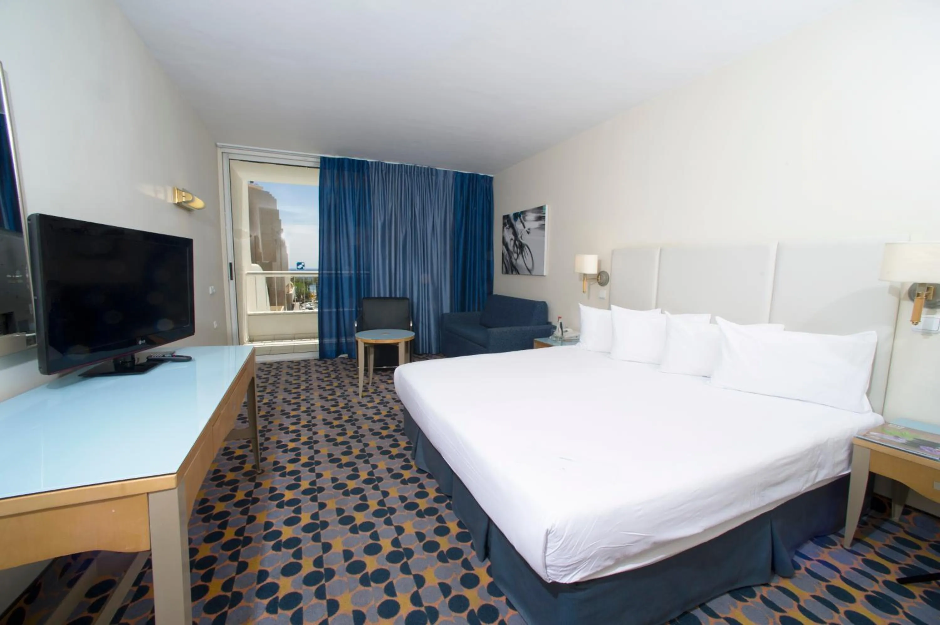 Bedroom, Bed in Sport Club by Isrotel Collection