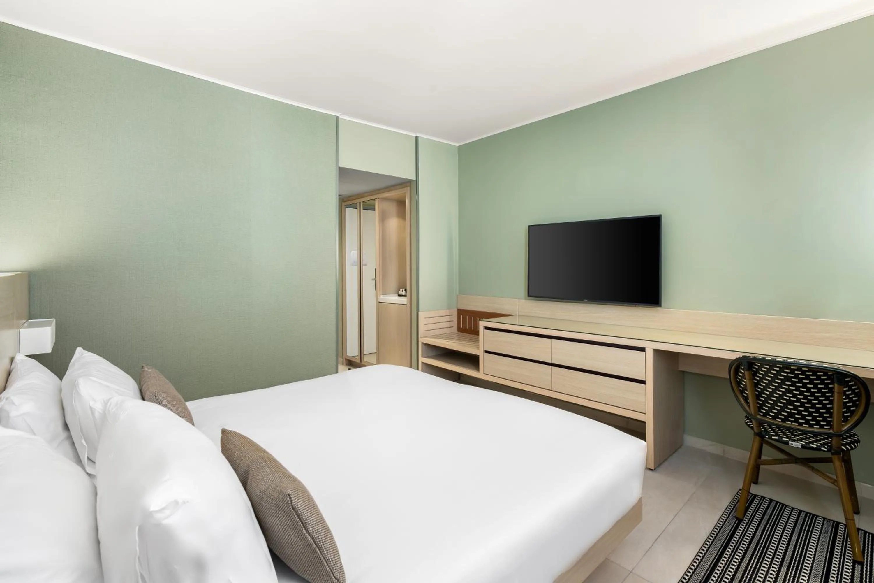 Bedroom, Bed in Sport Club by Isrotel Collection