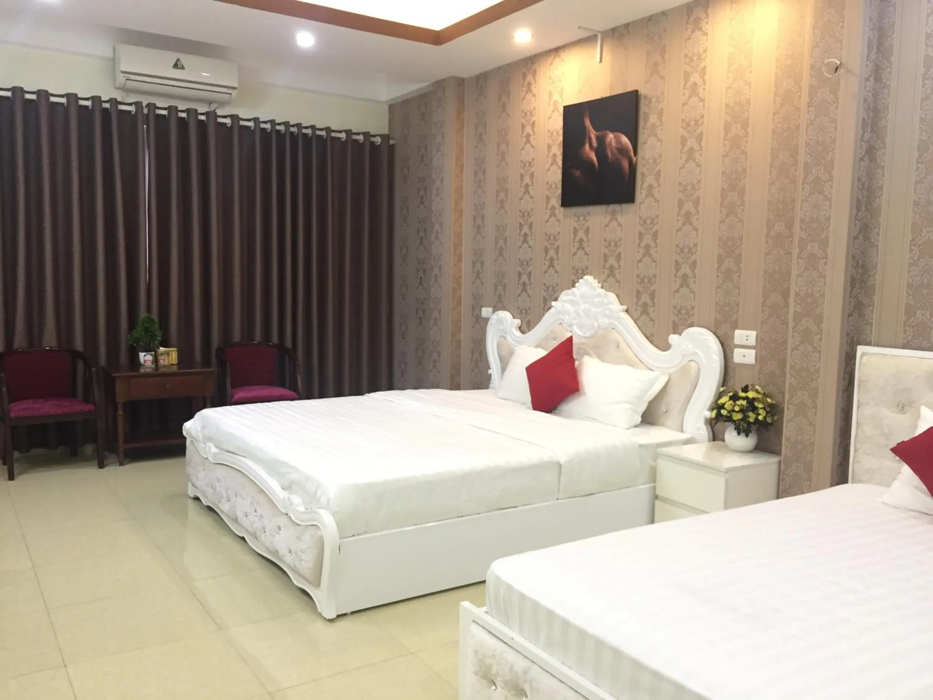 Bed in HD Hotel Nội Bài Bed in HD Hotel Nội Bài