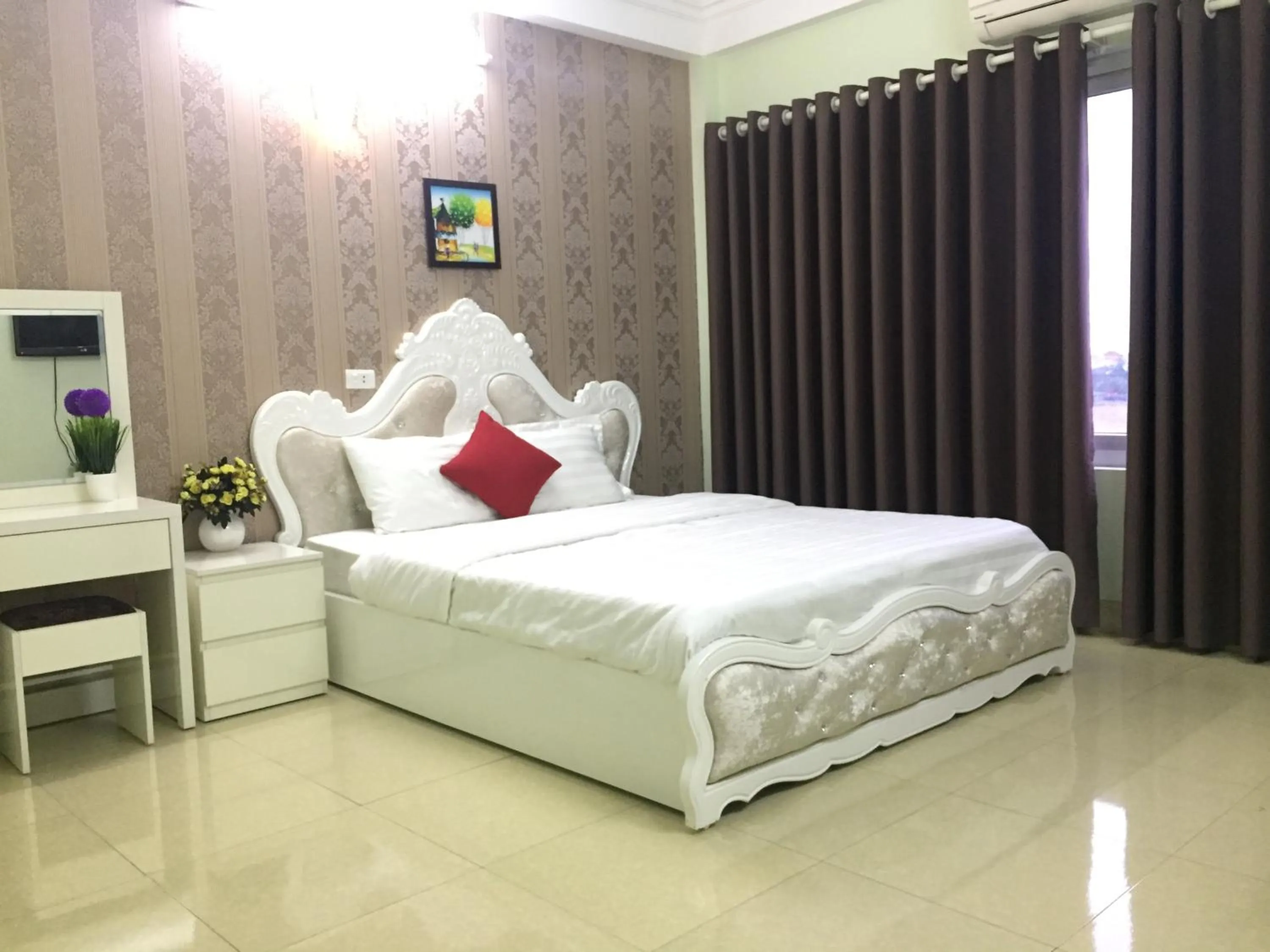 Bed in HD Hotel Nội Bài