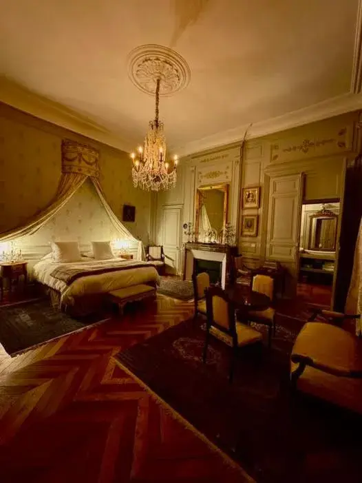 Suite "Prince Charles de Bourbon" in L'Hotel de Panette, Un exceptionnel château en coeur de ville Suite "Prince Charles de Bourbon" in L'Hotel de Panette, Un exceptionnel château en coeur de ville