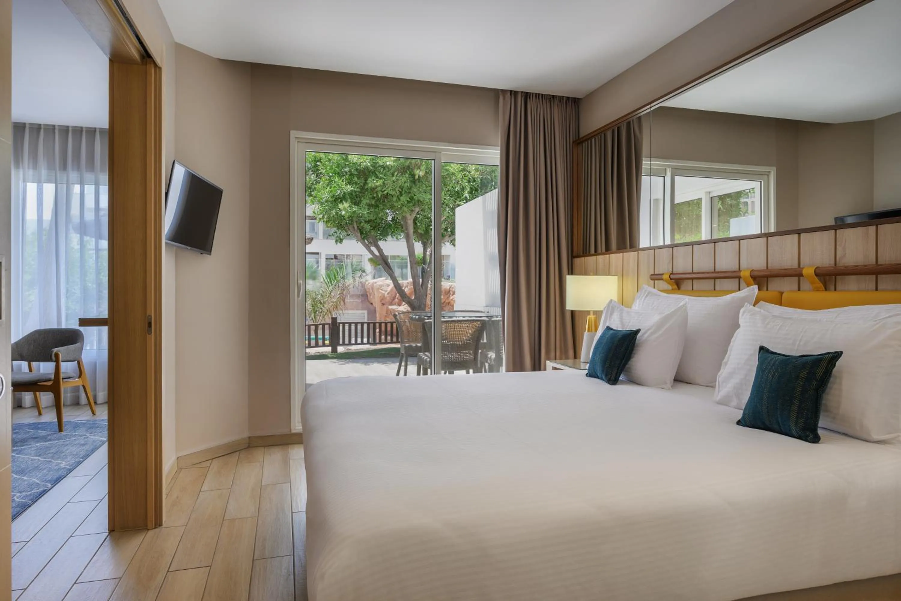 Bedroom, Bed in Royal Garden by Isrotel Collection