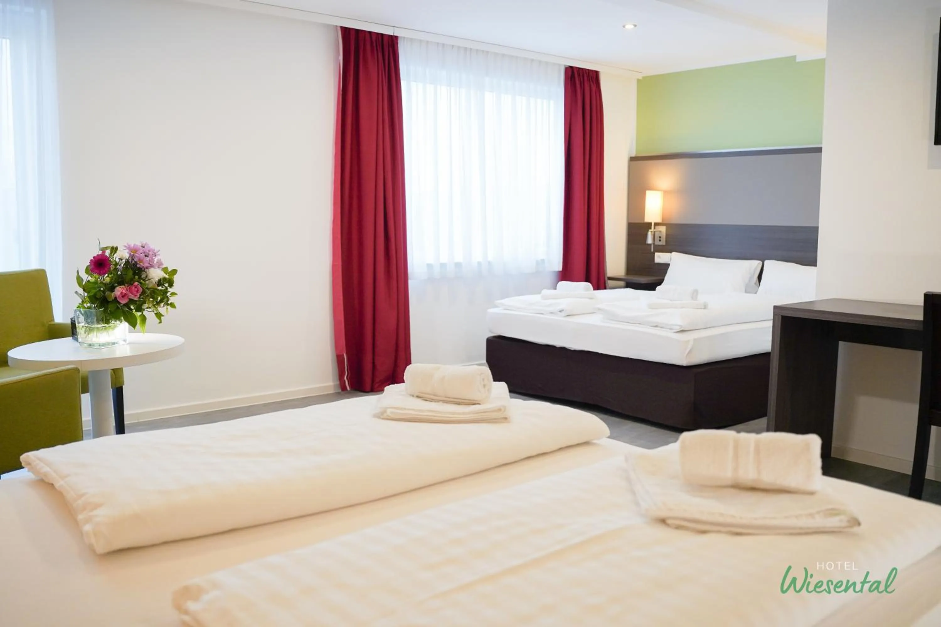 Bed in Hotel Wiesental Nähe Friedrichshafen