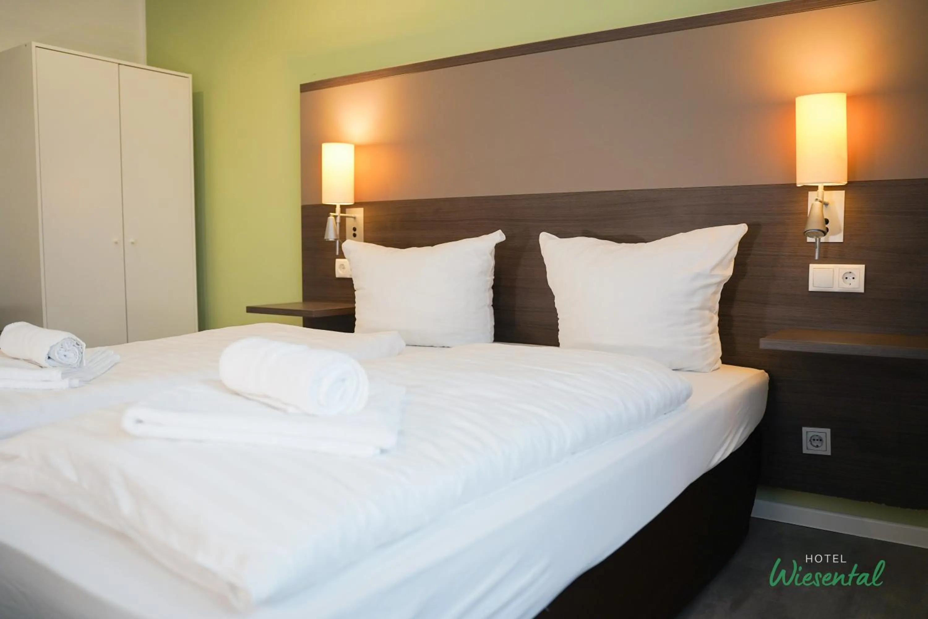 Bed in Hotel Wiesental Nähe Friedrichshafen