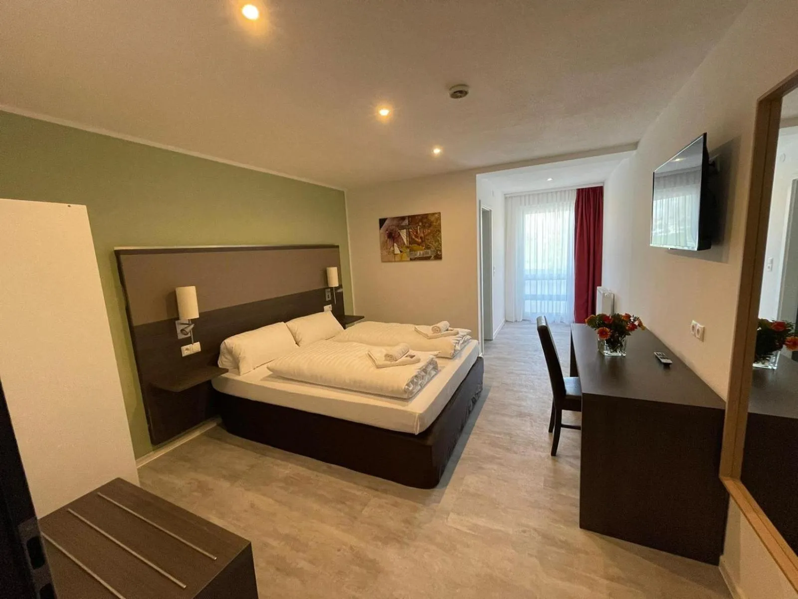 Bed in Hotel Wiesental Nähe Friedrichshafen