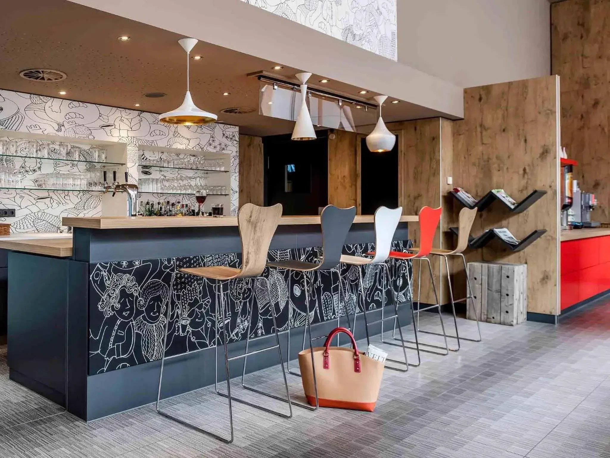 Lounge or bar in Ibis Münster City Lounge or bar in Ibis Münster City