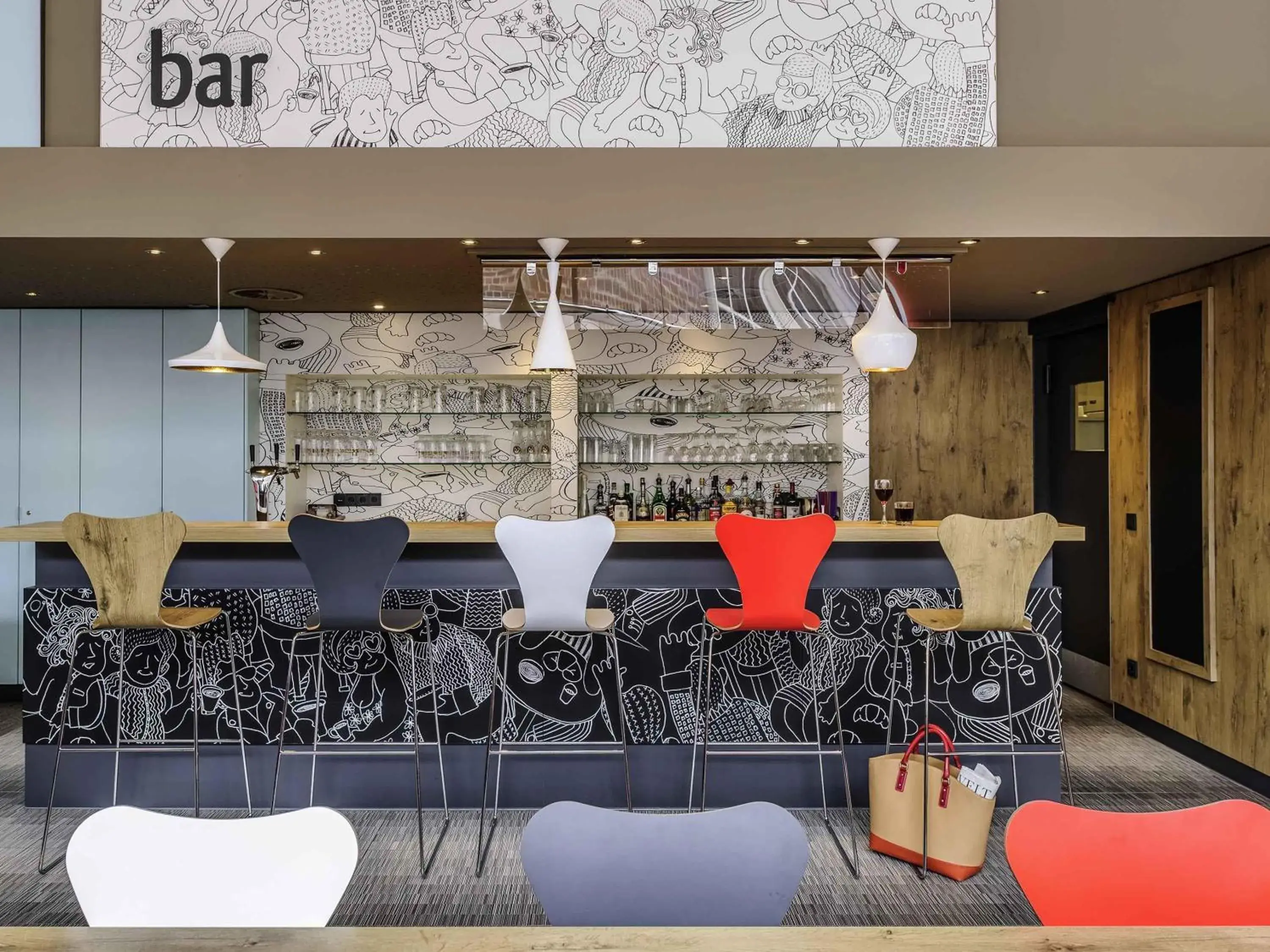 Lounge or bar in Ibis Münster City Lounge or bar in Ibis Münster City