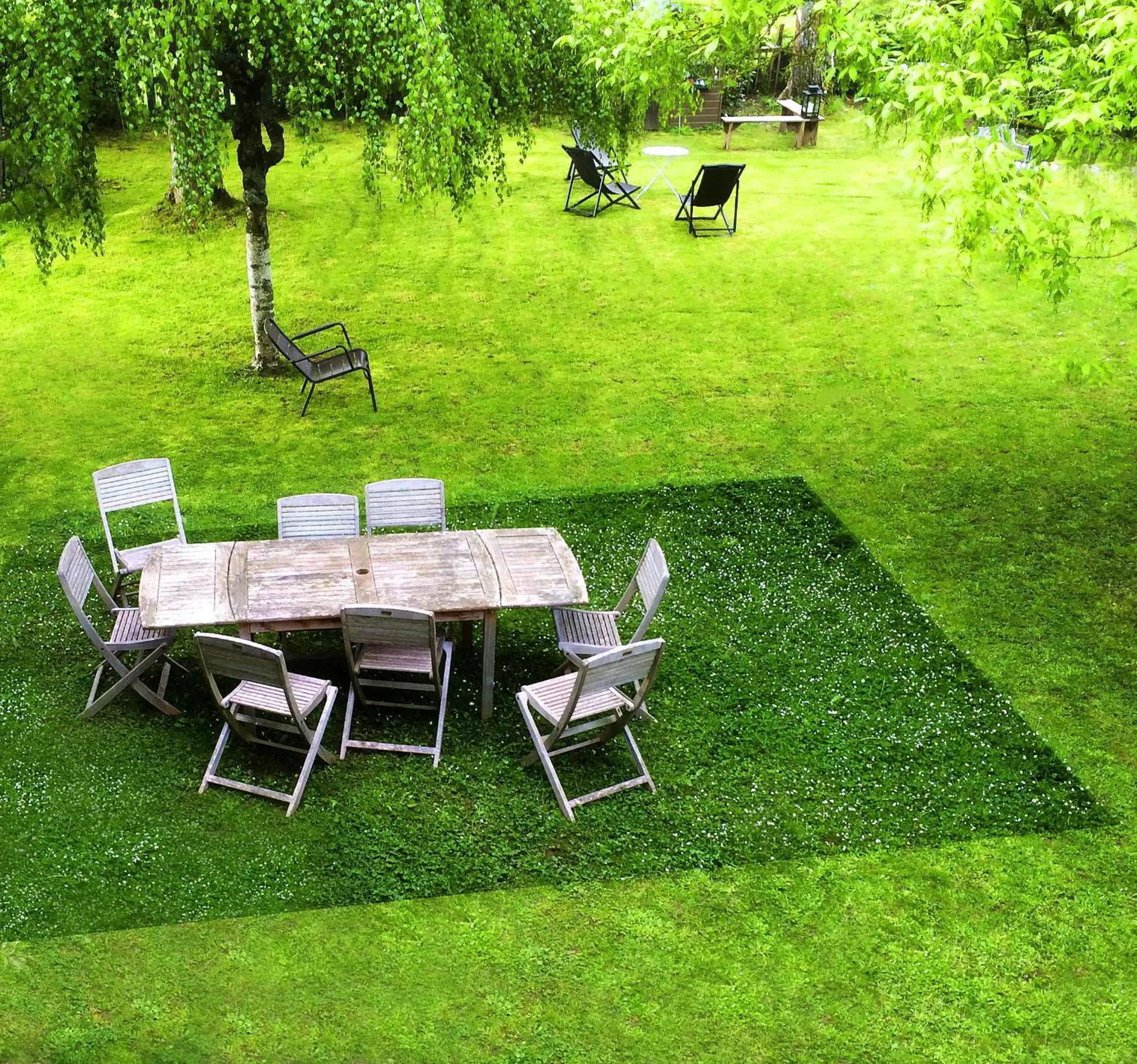 Garden in Maison d'Hôtes La Singulière