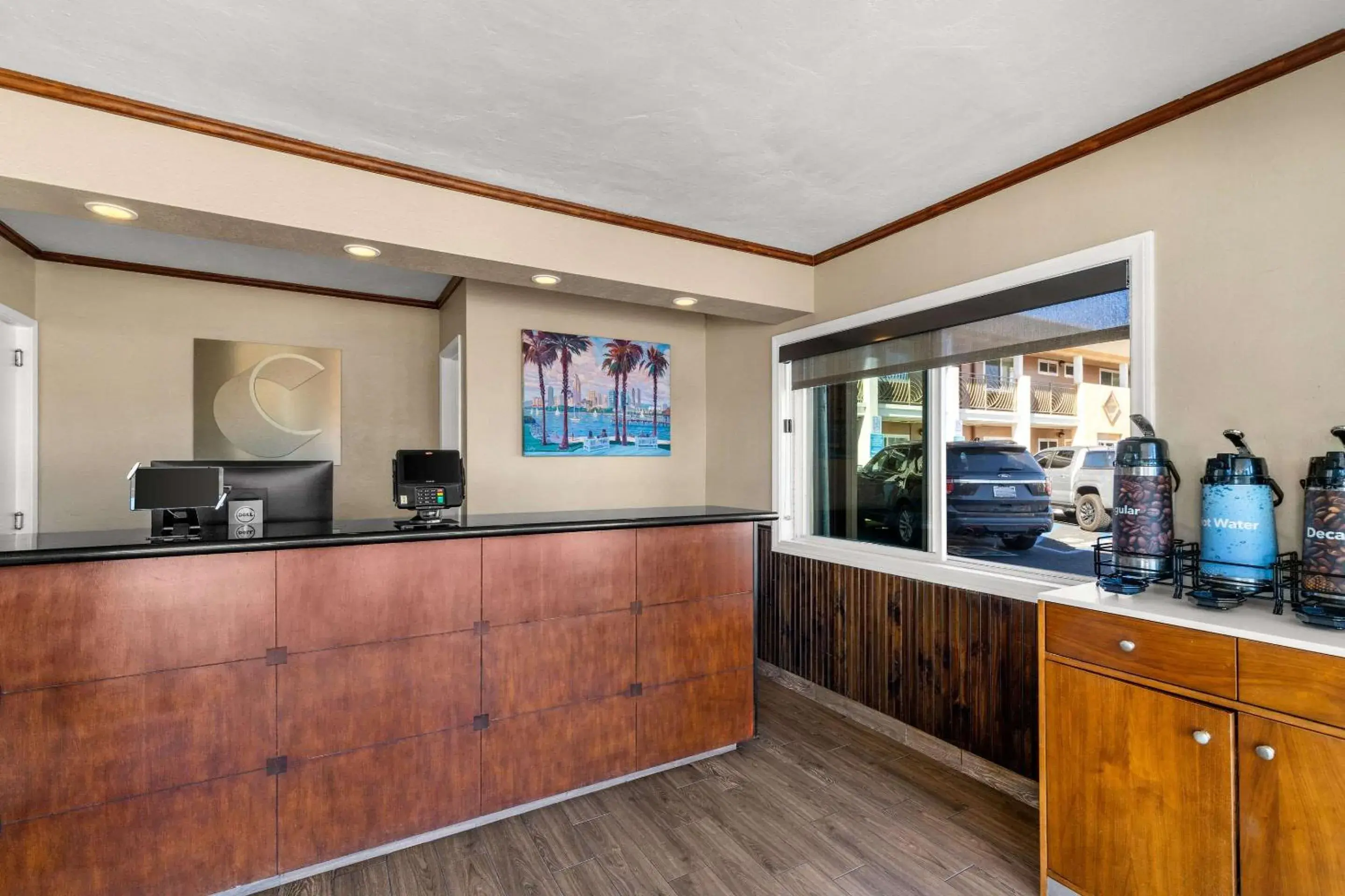 Lobby or reception in Comfort Inn San Diego Airport At The Harbor Lobby or reception in Comfort Inn San Diego Airport At The Harbor