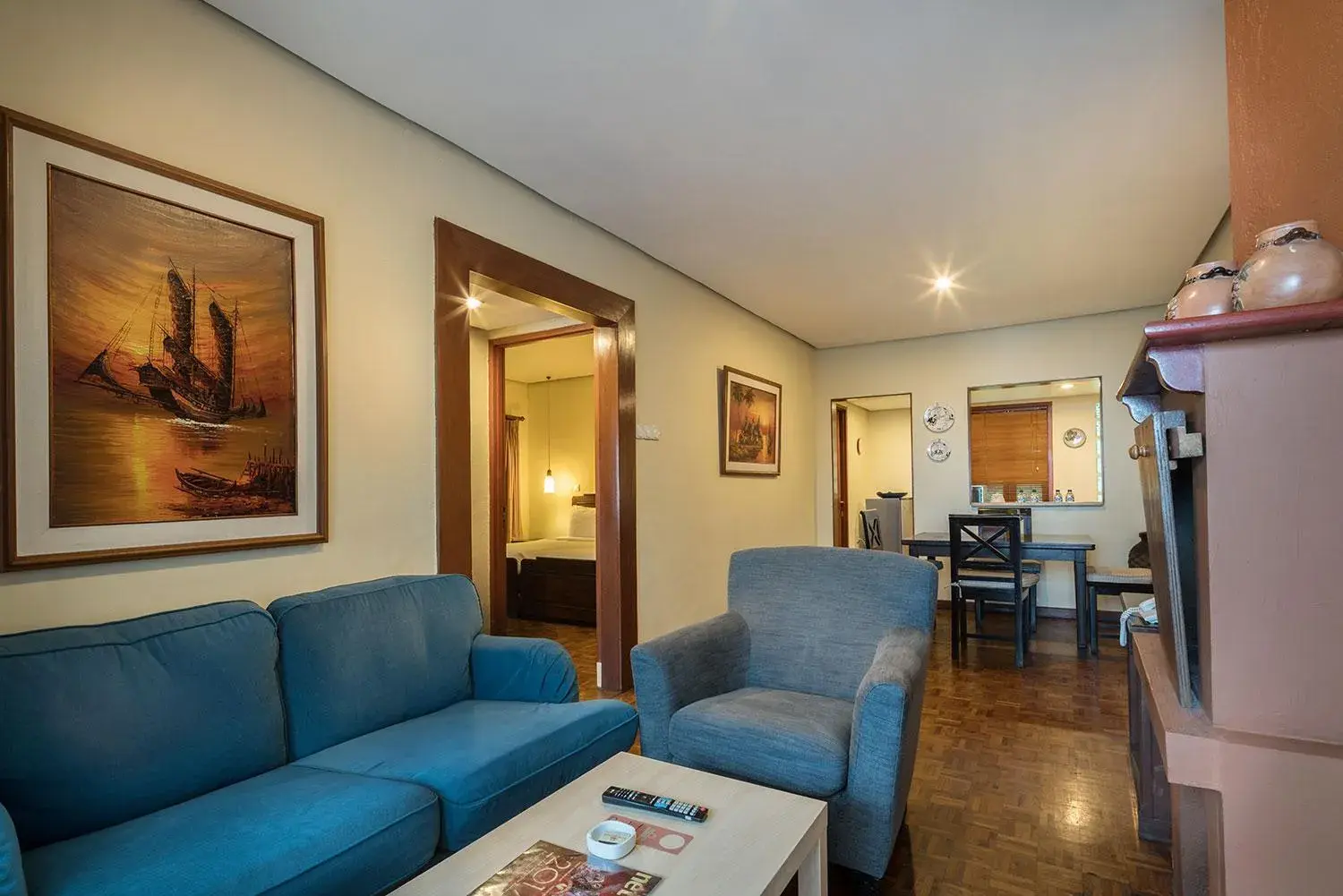 Living room in Puncak Pass Resort Living room in Puncak Pass Resort