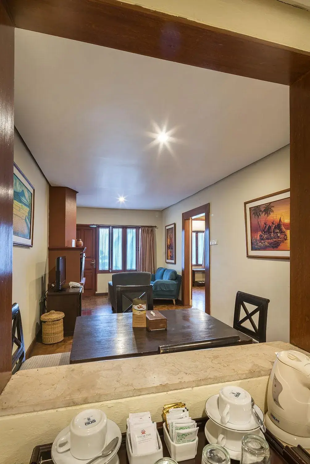 Living room in Puncak Pass Resort Living room in Puncak Pass Resort