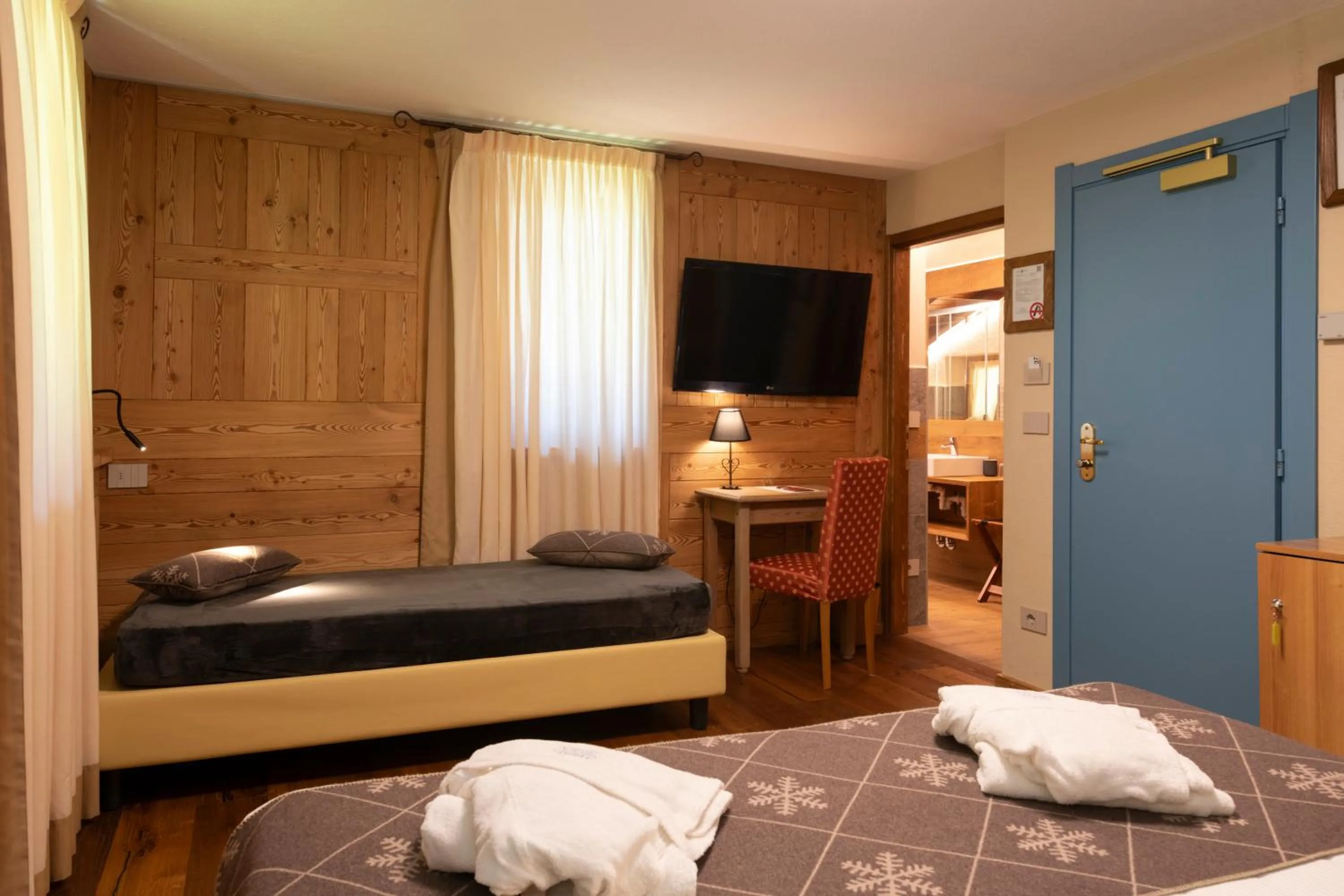 Bed in Hotel Granta Parey