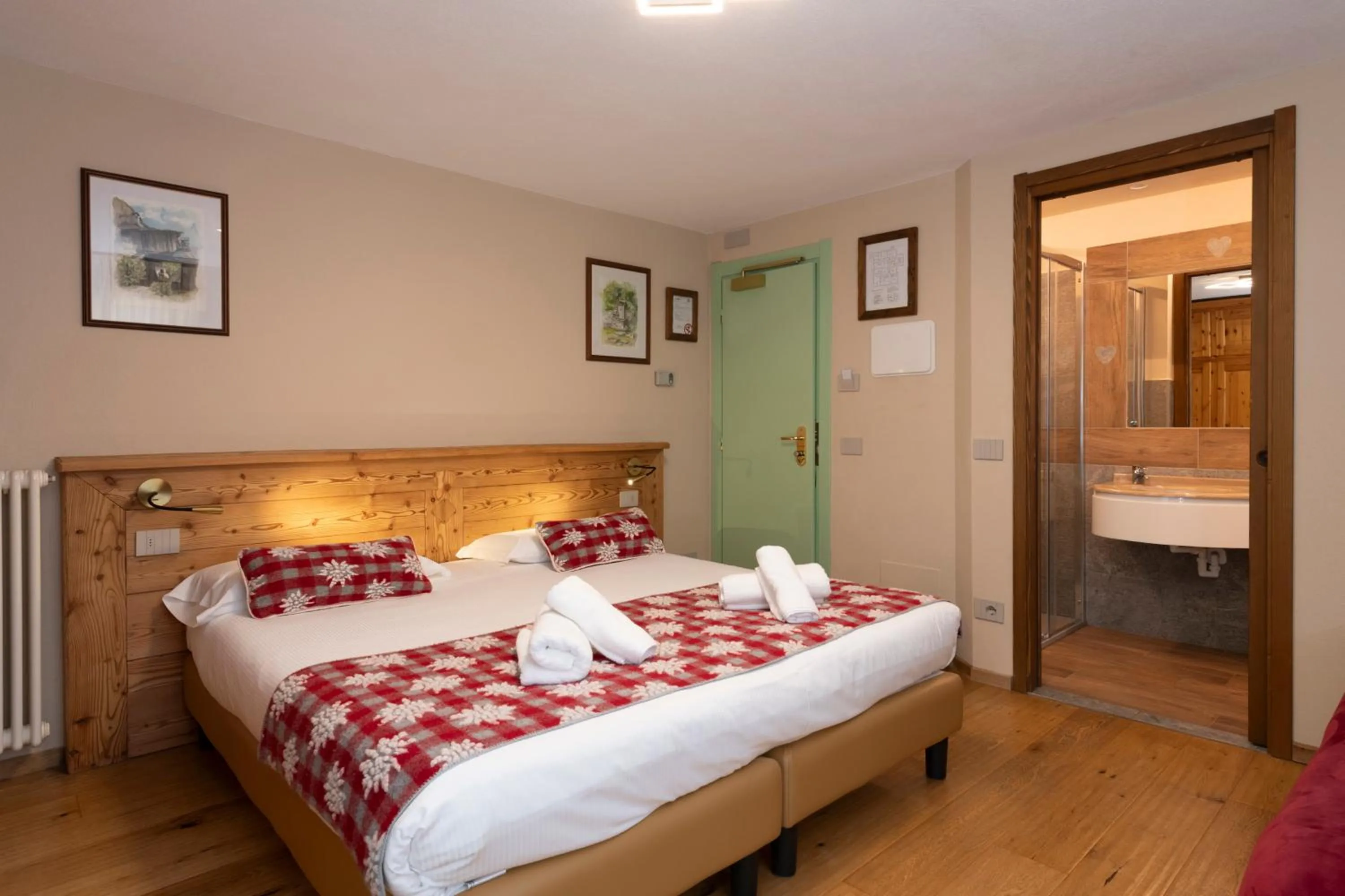 Bed in Hotel Granta Parey