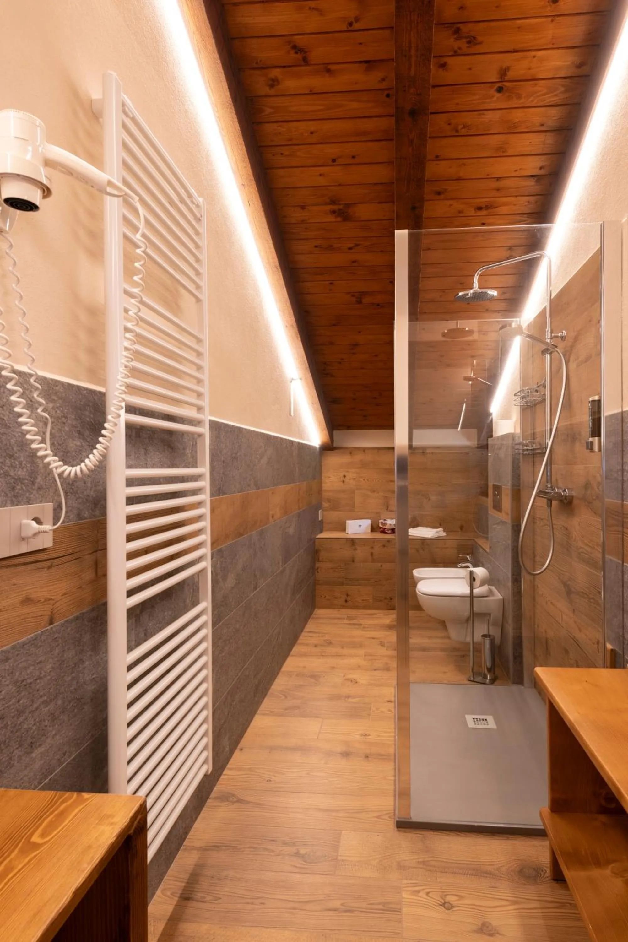 Shower in Hotel Granta Parey