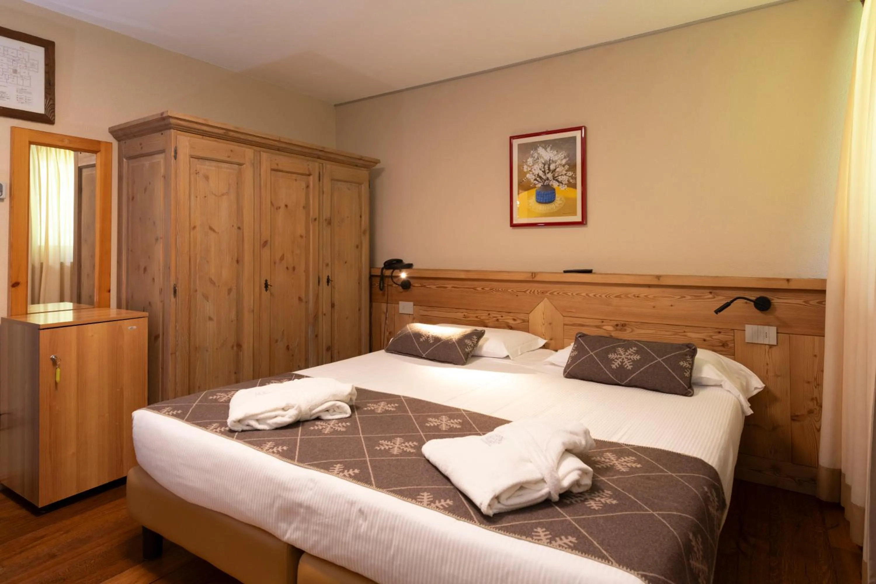 Bed in Hotel Granta Parey