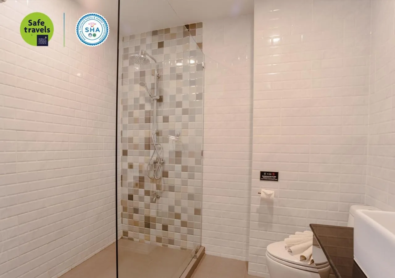 Bathroom in the echo hotel