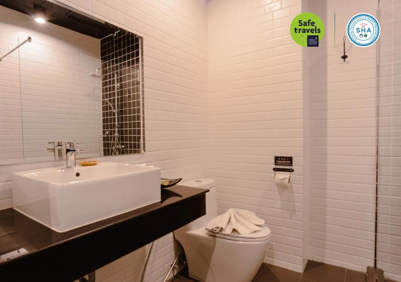 Bathroom in the echo hotel