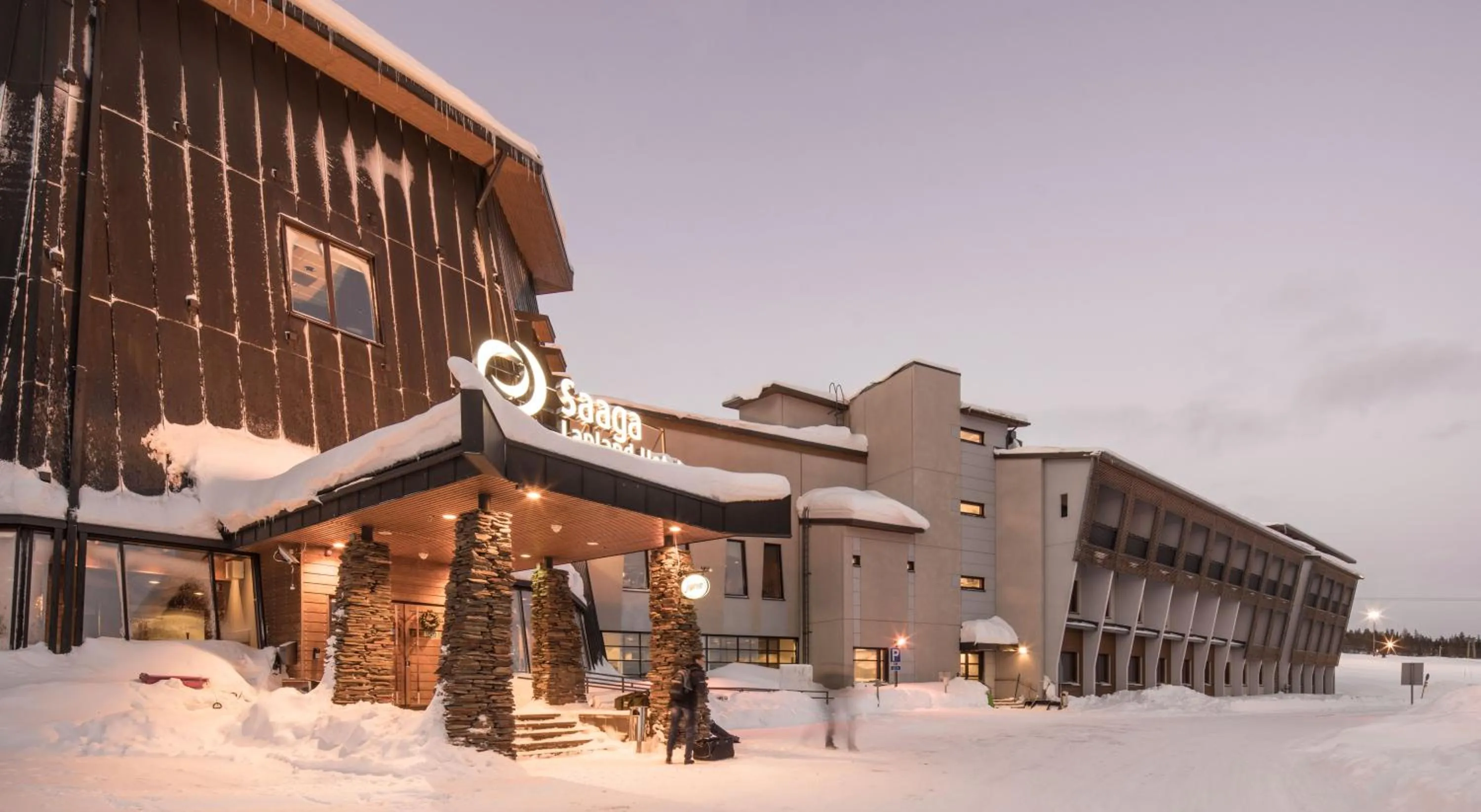 Facade/entrance in Lapland Hotels Saaga