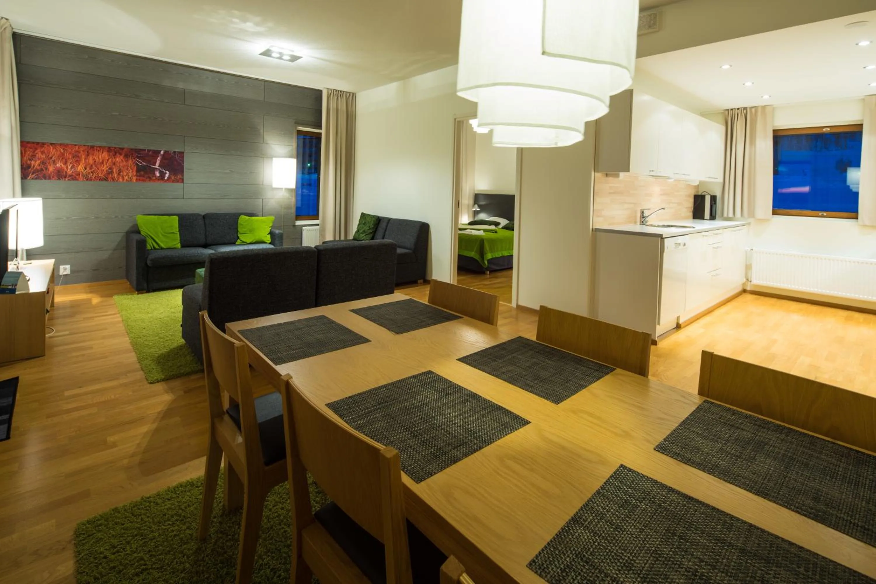 Dining area in Lapland Hotels Saaga