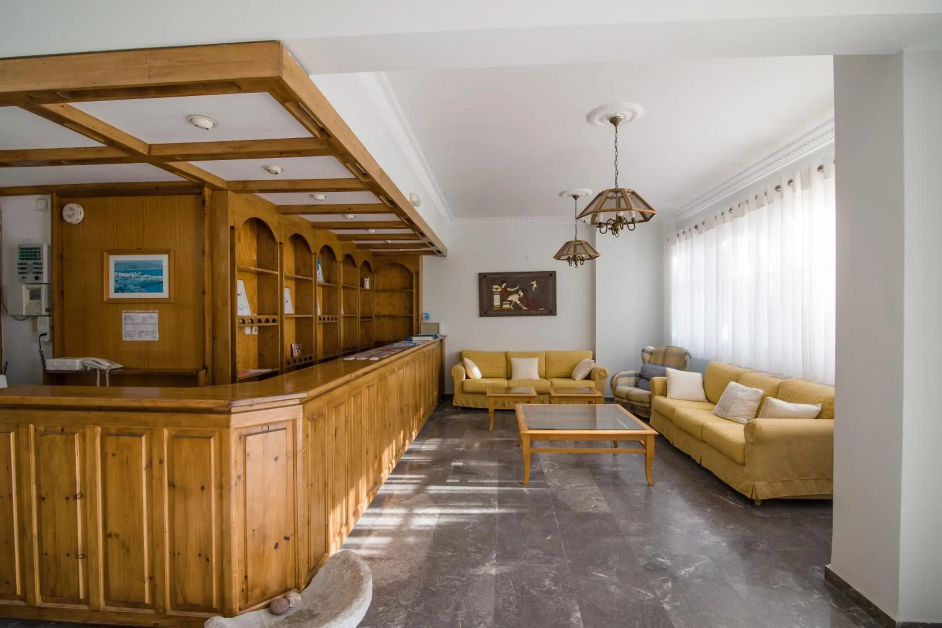 Lobby or reception in Kamari Blue Boutique Hotel Lobby or reception in Kamari Blue Boutique Hotel