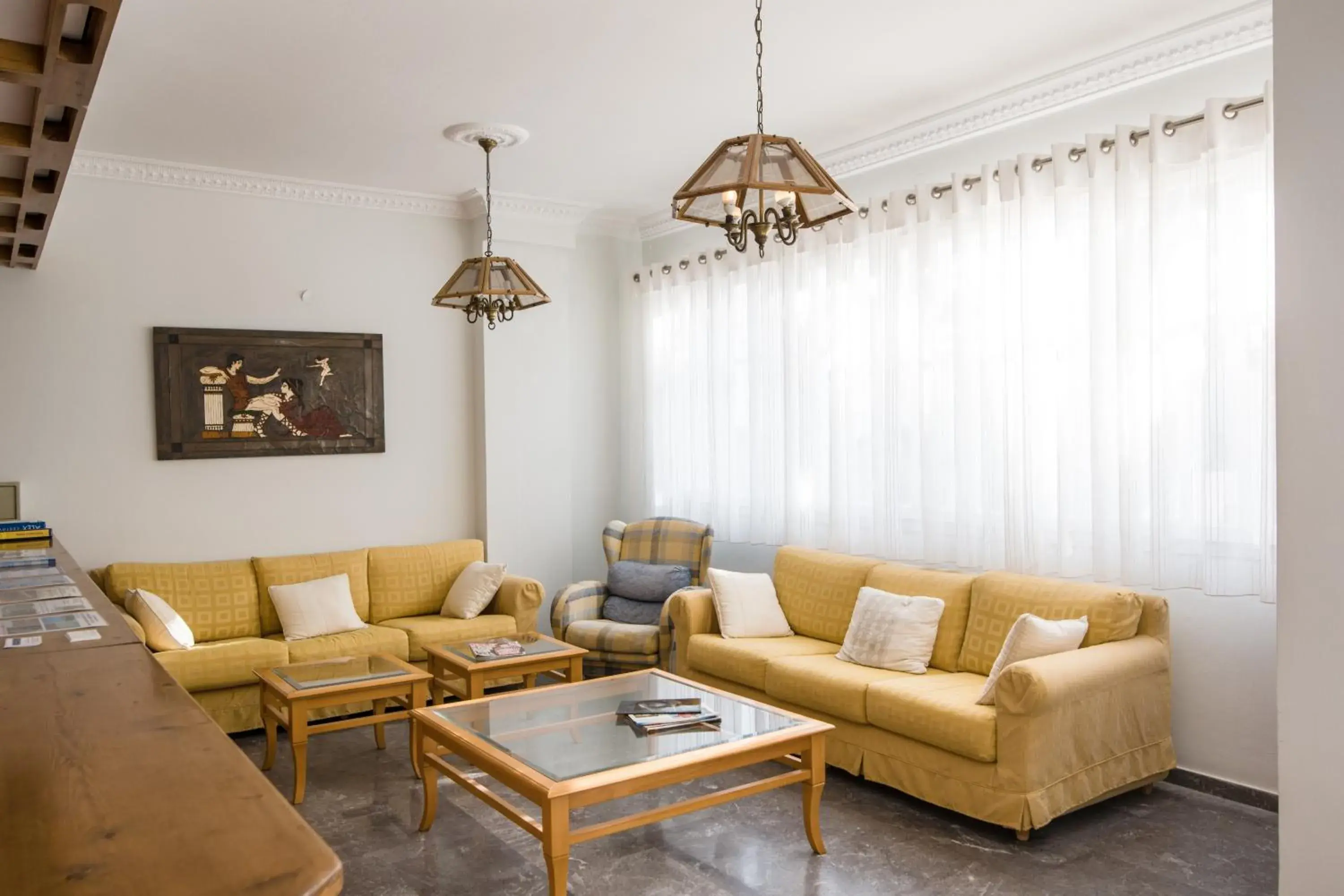 Lobby or reception in Kamari Blue Boutique Hotel Lobby or reception in Kamari Blue Boutique Hotel