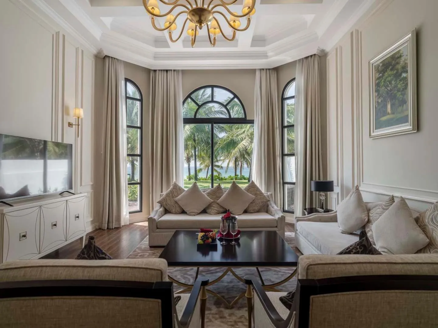 Seating area in Vinpearl Wonderworld Phu Quoc