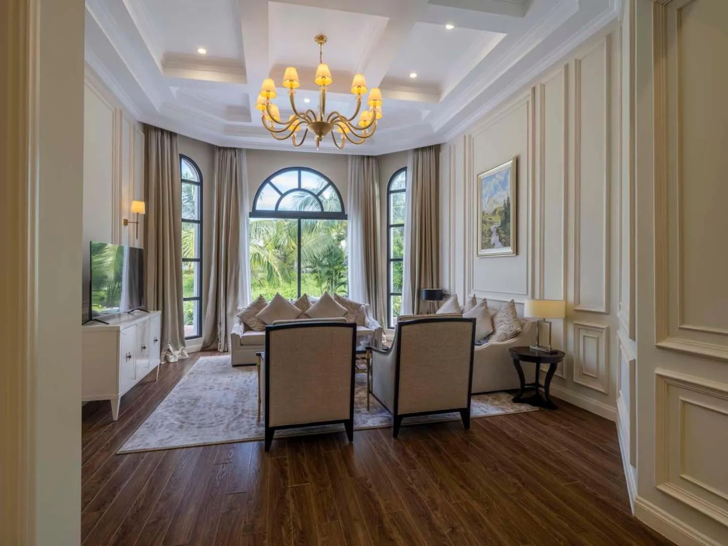 Seating area in Vinpearl Wonderworld Phu Quoc