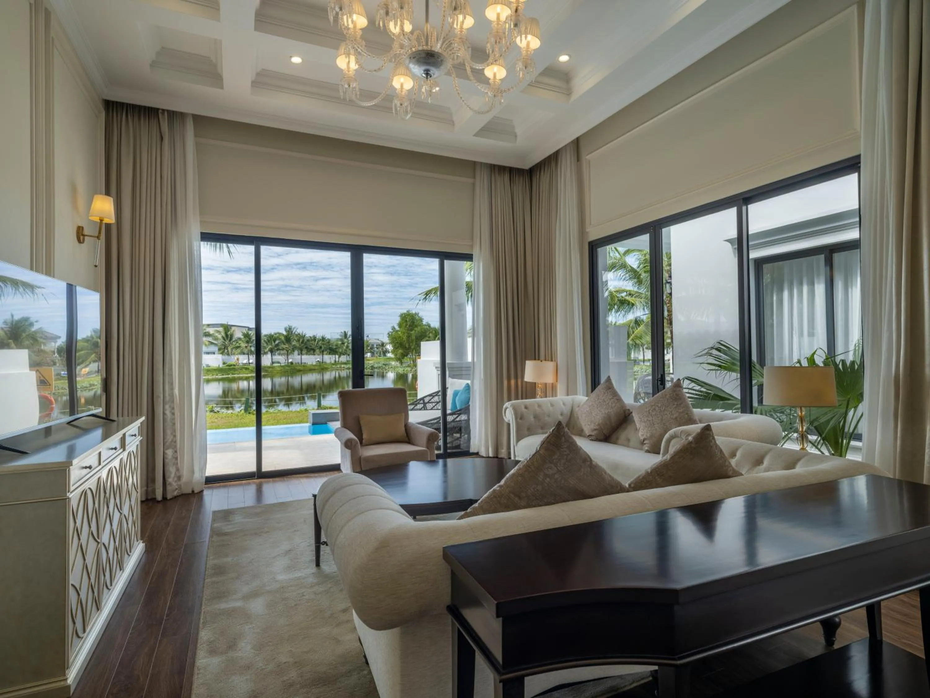 Living room in Vinpearl Wonderworld Phu Quoc