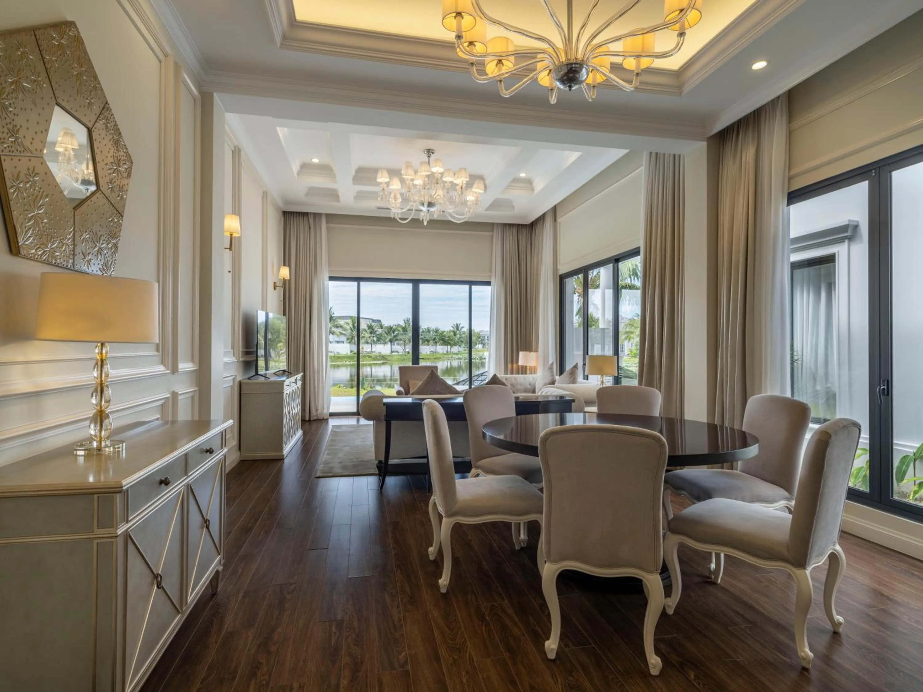 Seating area in Vinpearl Wonderworld Phu Quoc