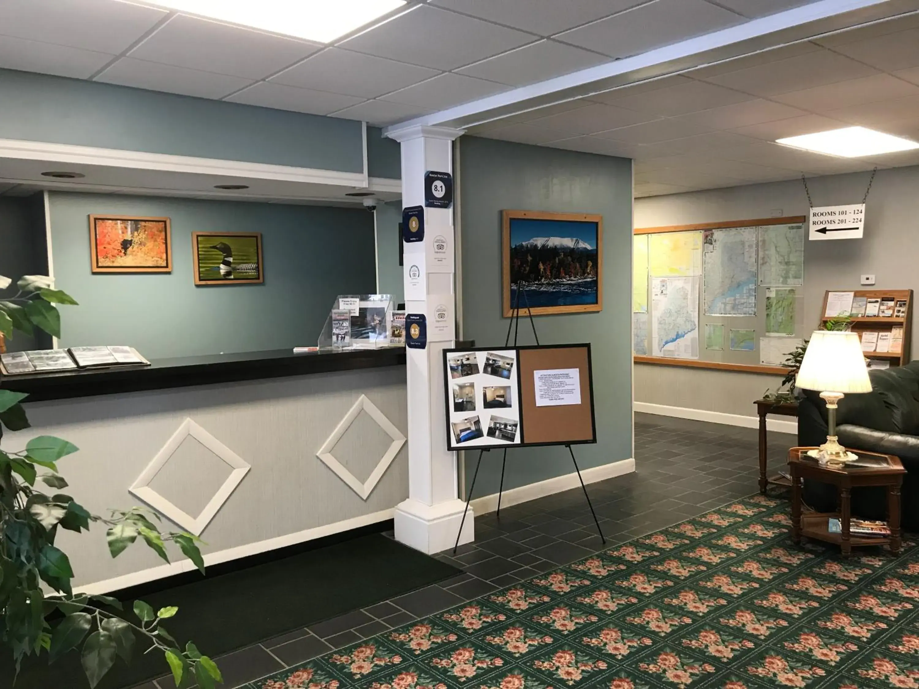 Lobby or reception in Baxter Park Inn Lobby or reception in Baxter Park Inn