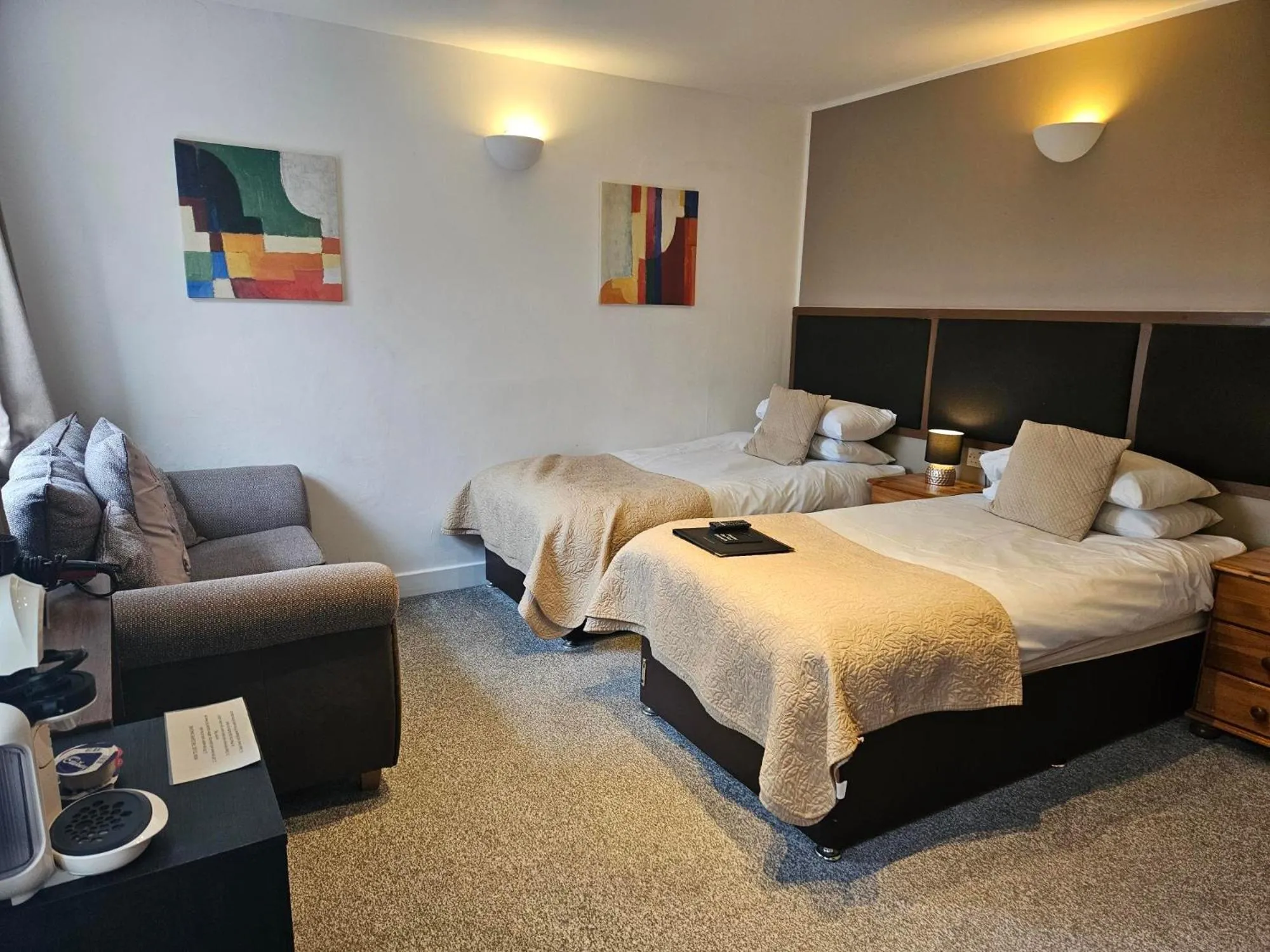 Bed in Park Lodge Hotel