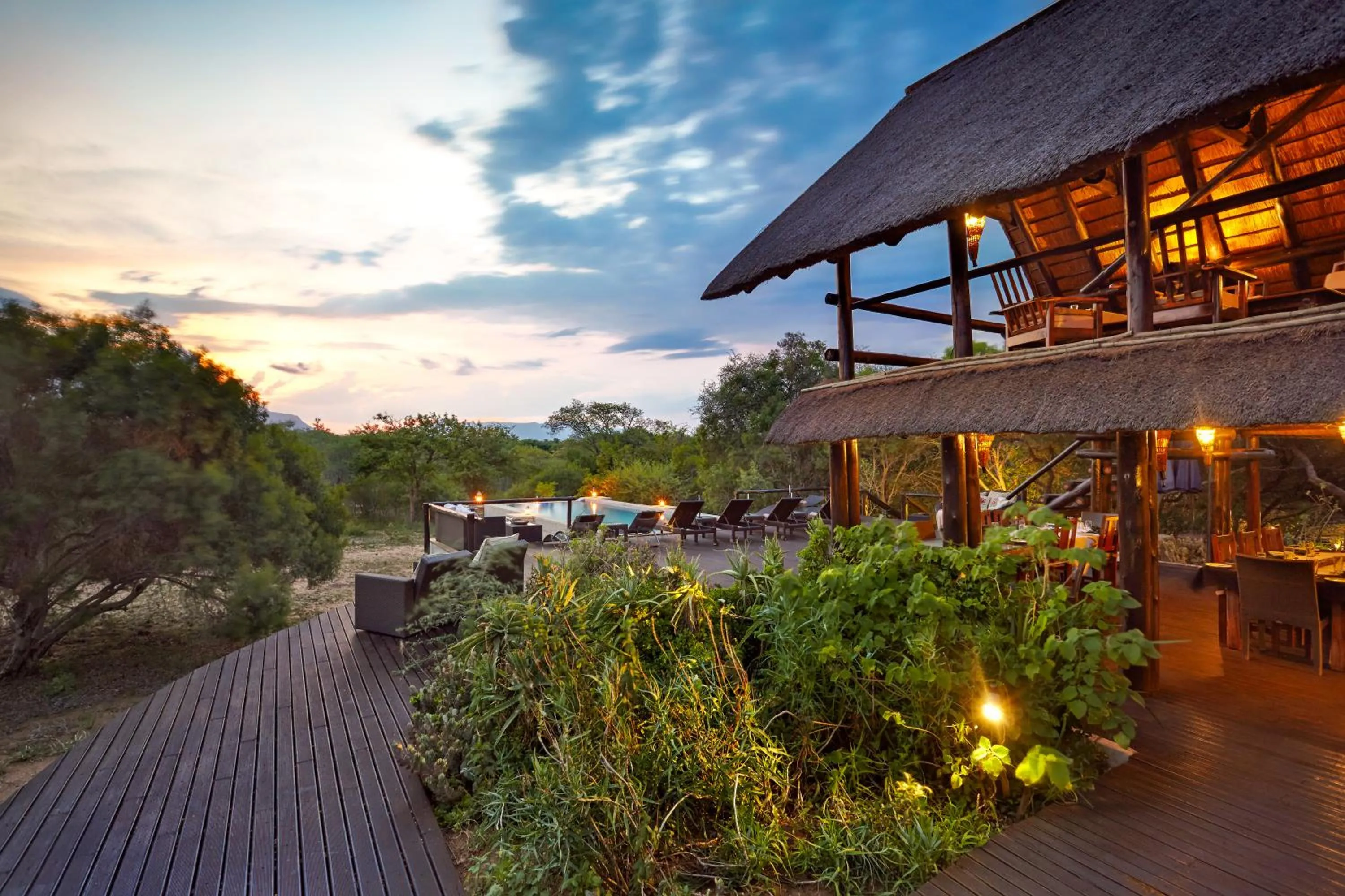 Patio in Vuyani Safari Lodge