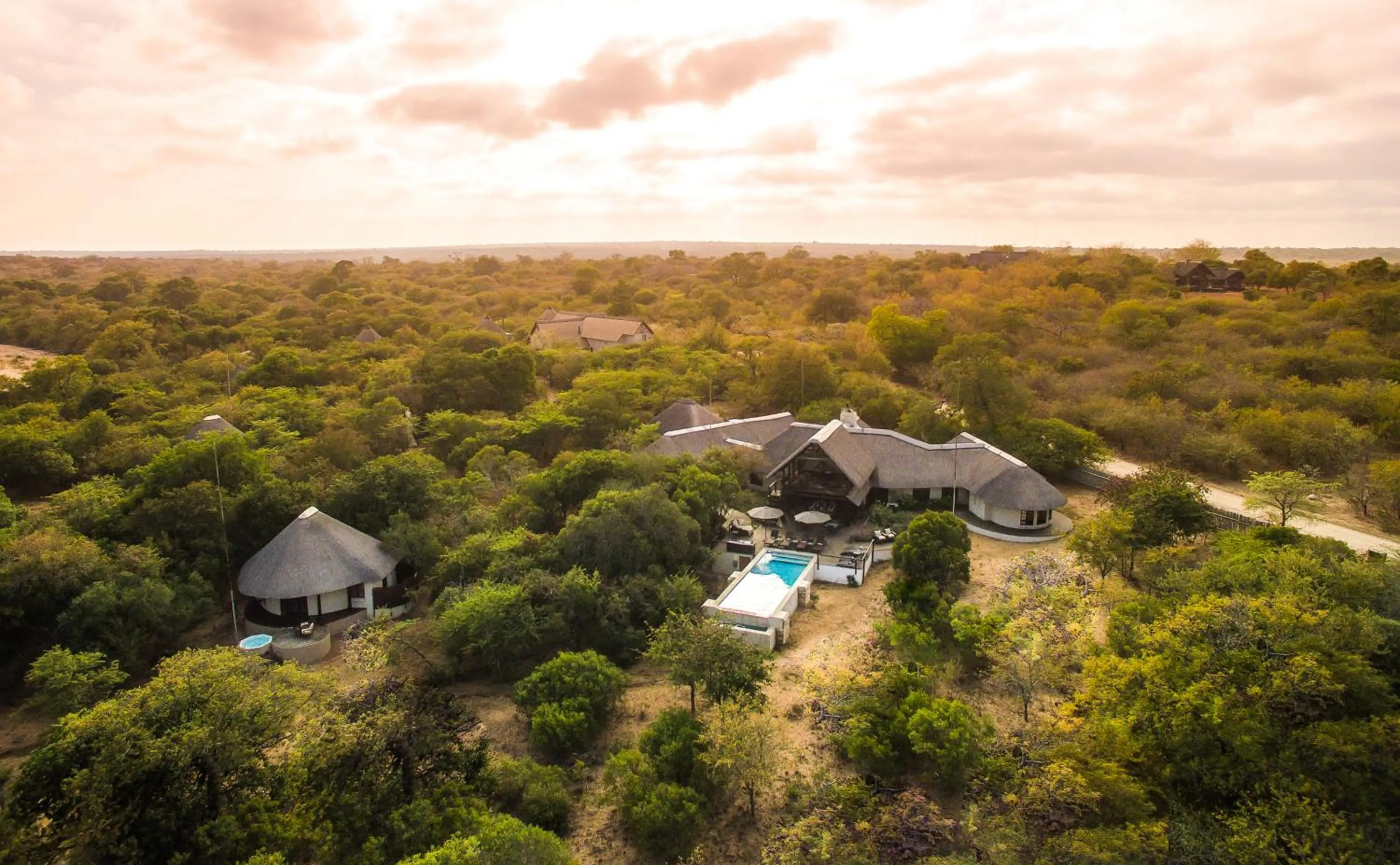 Bird's eye view in Vuyani Safari Lodge