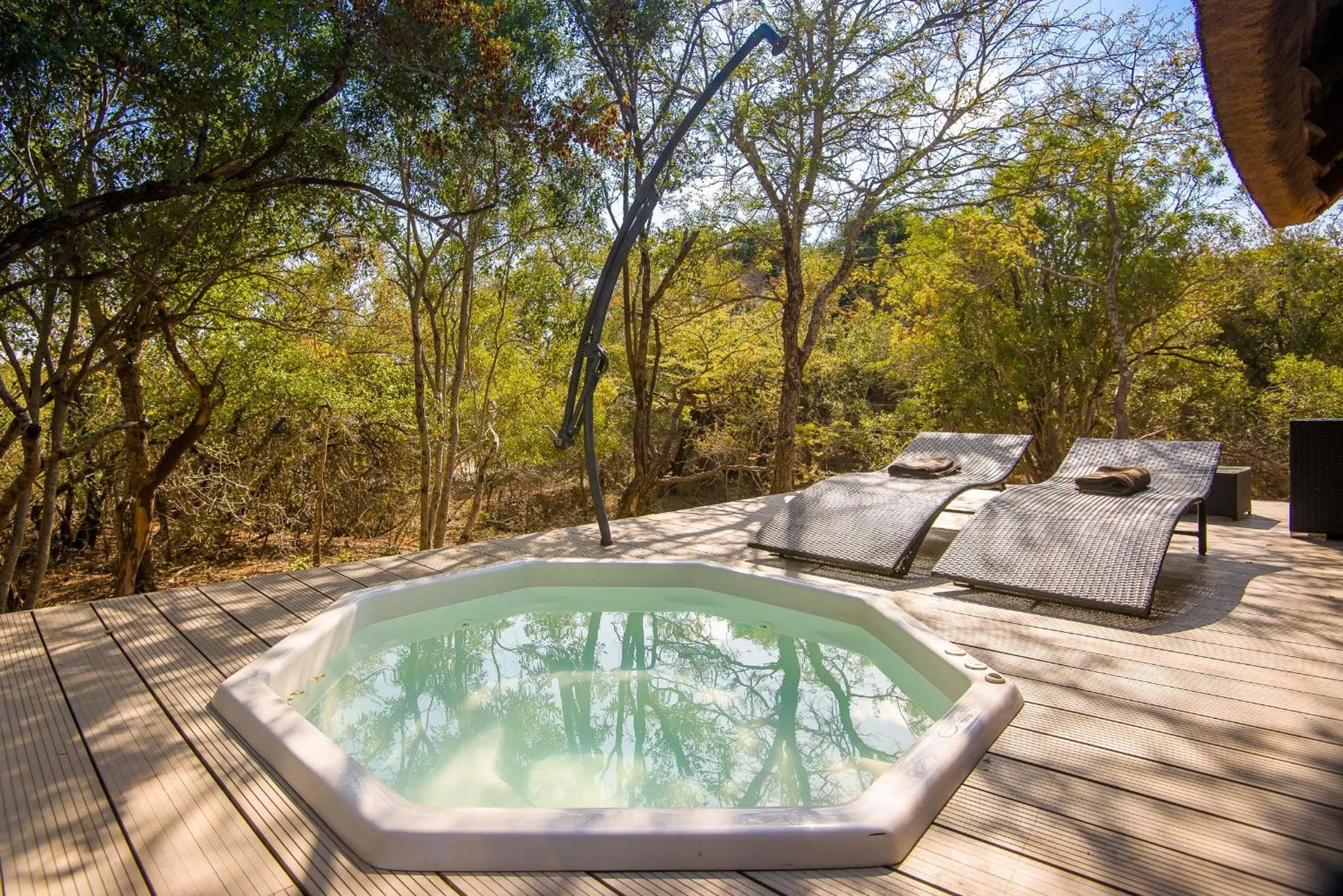 Patio in Vuyani Safari Lodge