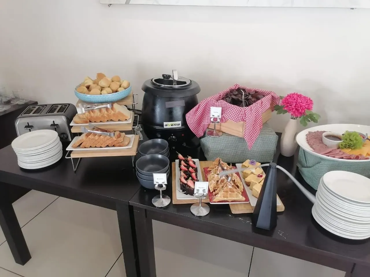 Buffet breakfast in MyPond Stenden Hotel