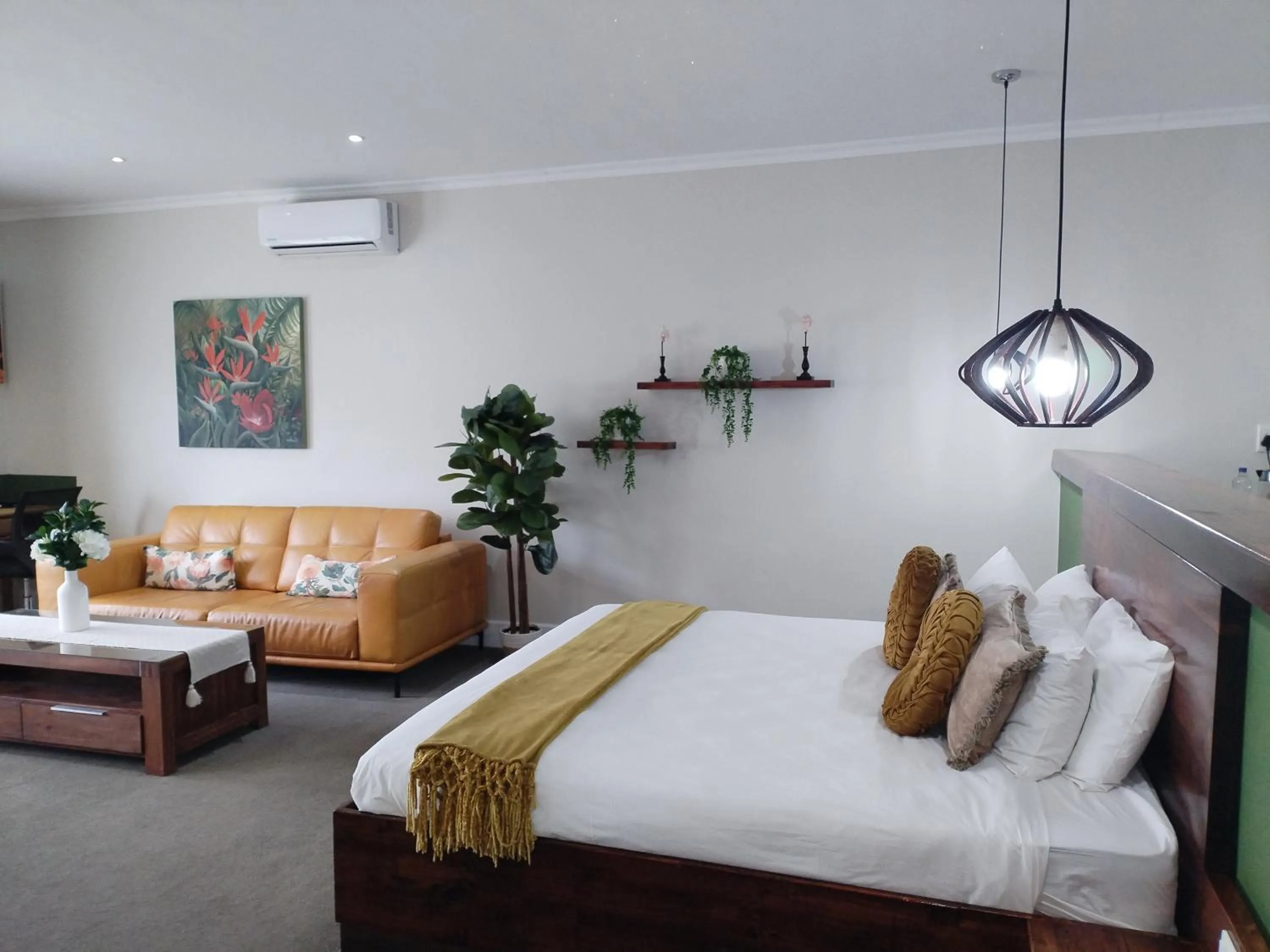 Bed in MyPond Stenden Hotel