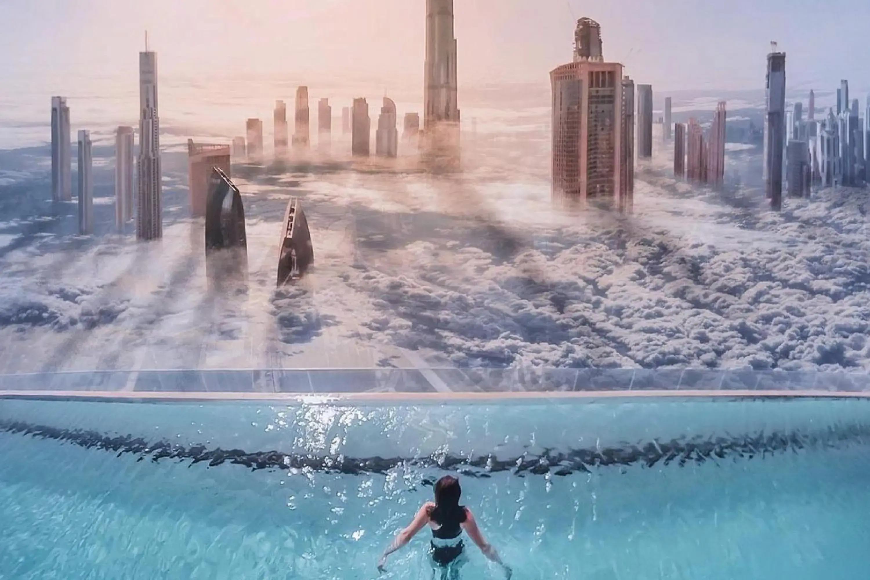 Property building in Address Sky View, Downtown Dubai Property building in Address Sky View, Downtown Dubai