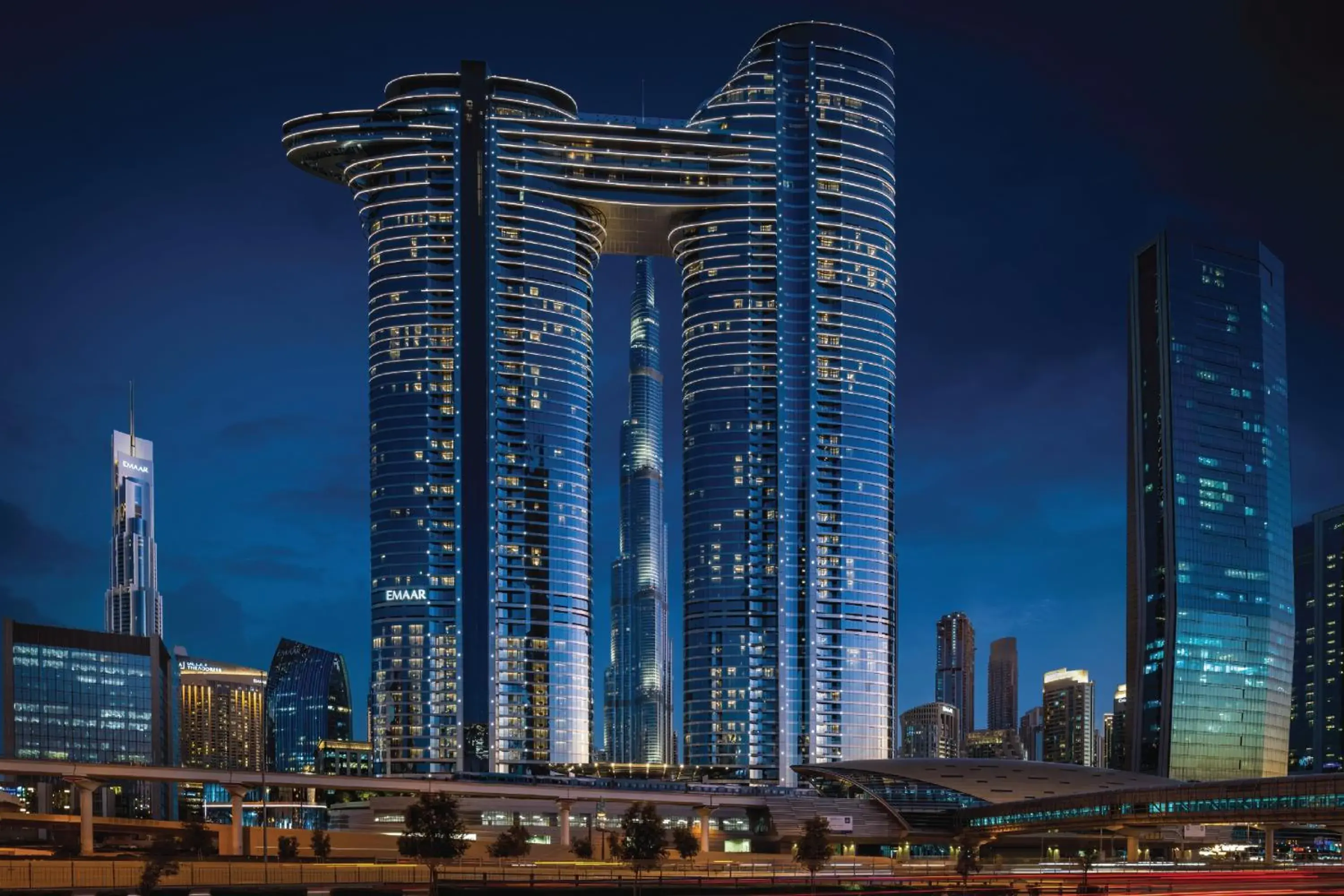 Property building in Address Sky View, Downtown Dubai Property building in Address Sky View, Downtown Dubai