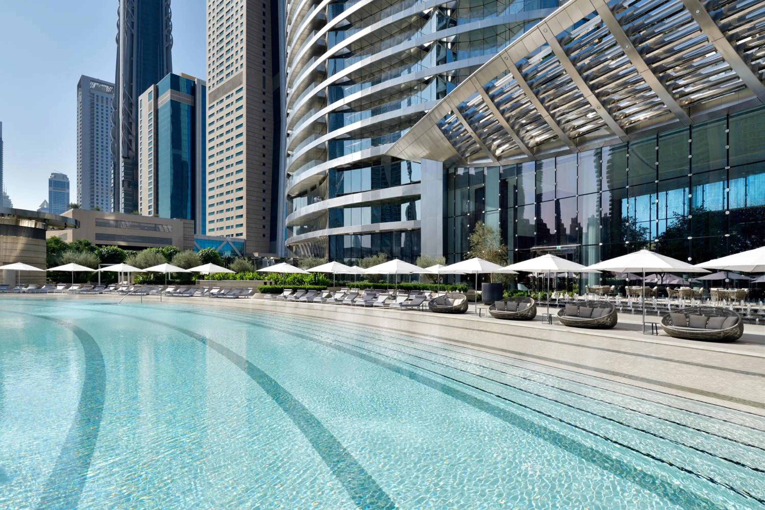 Swimming pool in Address Sky View, Downtown Dubai