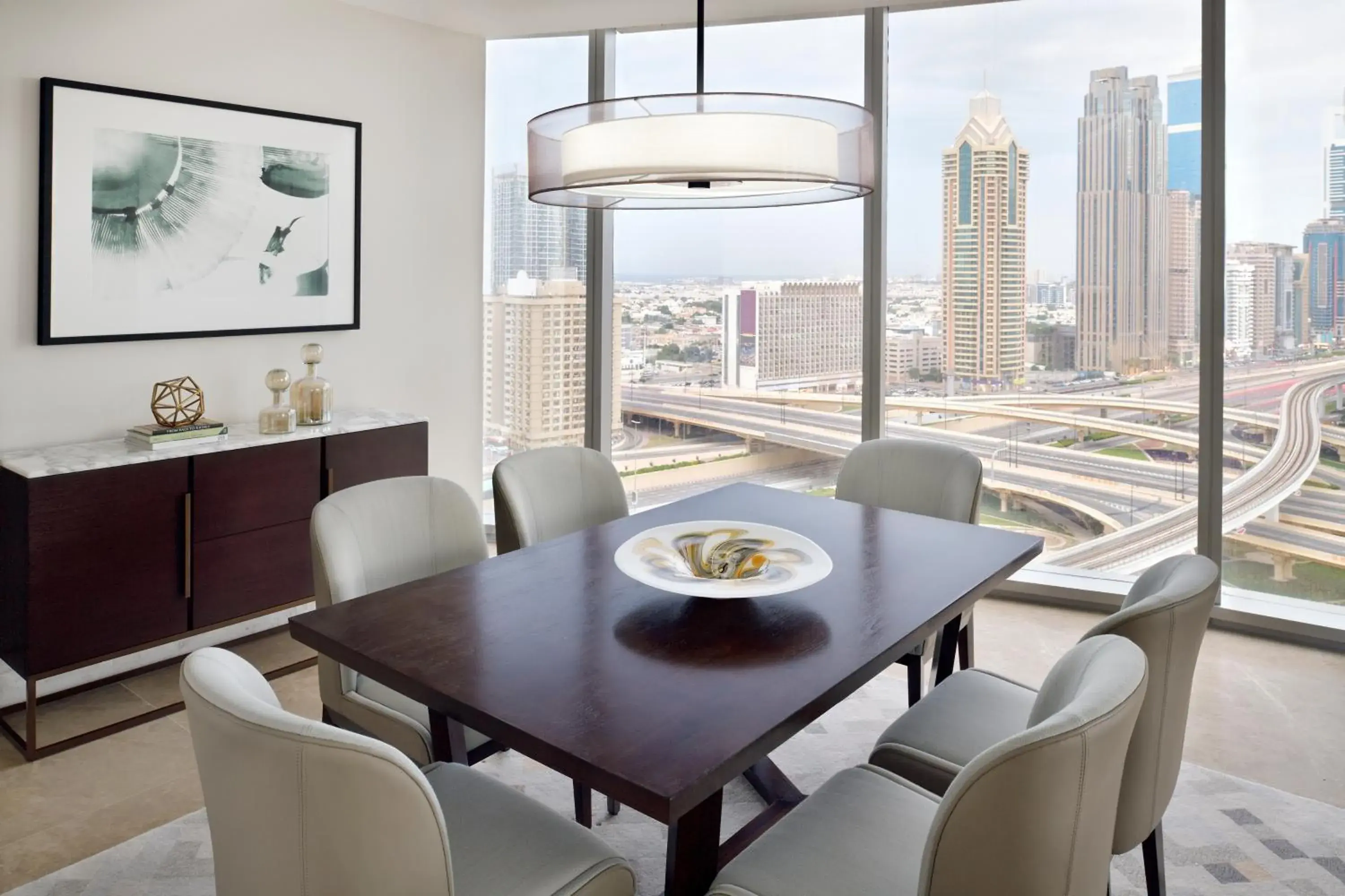 Dining area in Address Sky View, Downtown Dubai Dining area in Address Sky View, Downtown Dubai