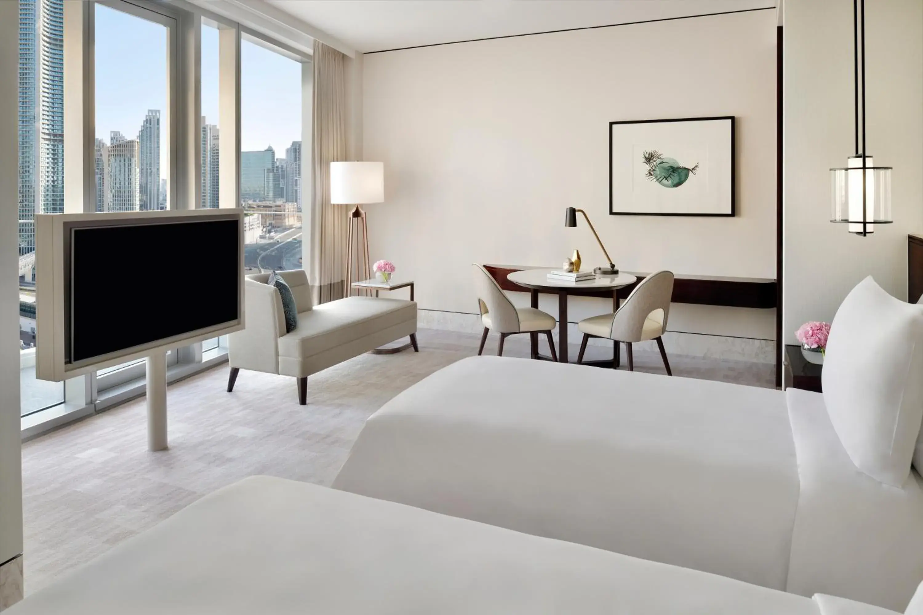 Seating area, Bed in Address Sky View, Downtown Dubai Seating area, Bed in Address Sky View, Downtown Dubai