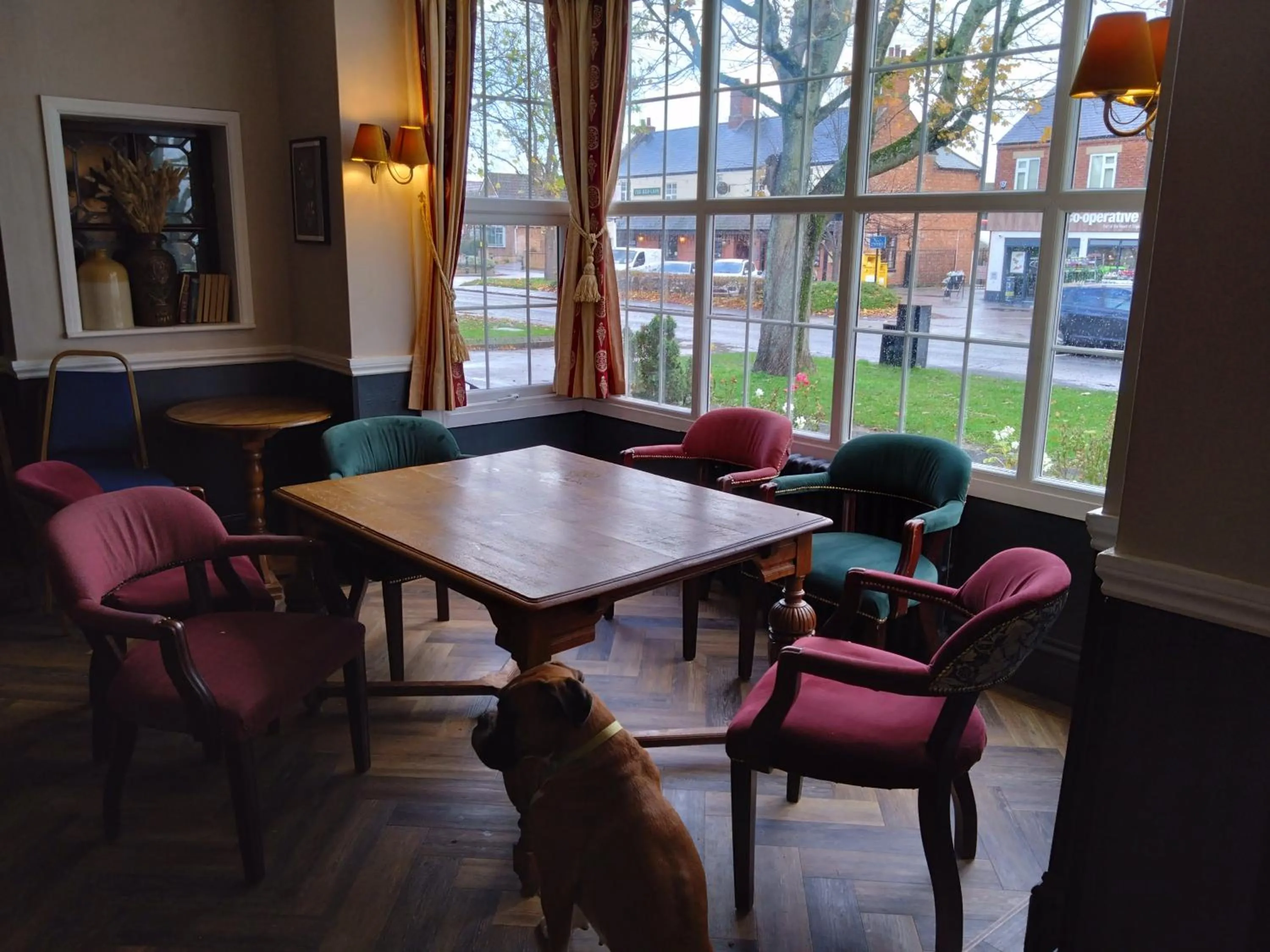 Seating area in The Hillmorton Manor Hotel