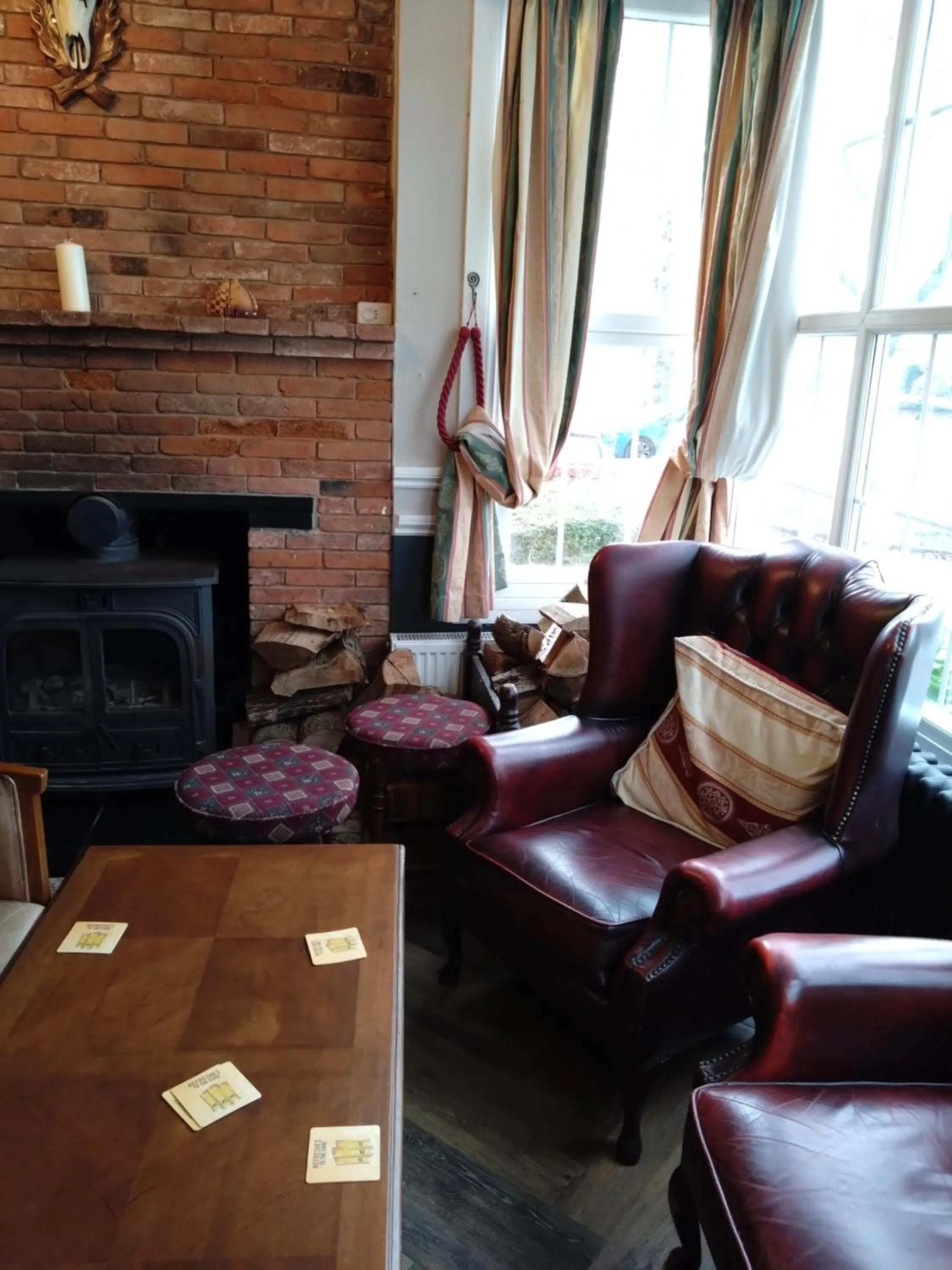 Seating area in The Hillmorton Manor Hotel
