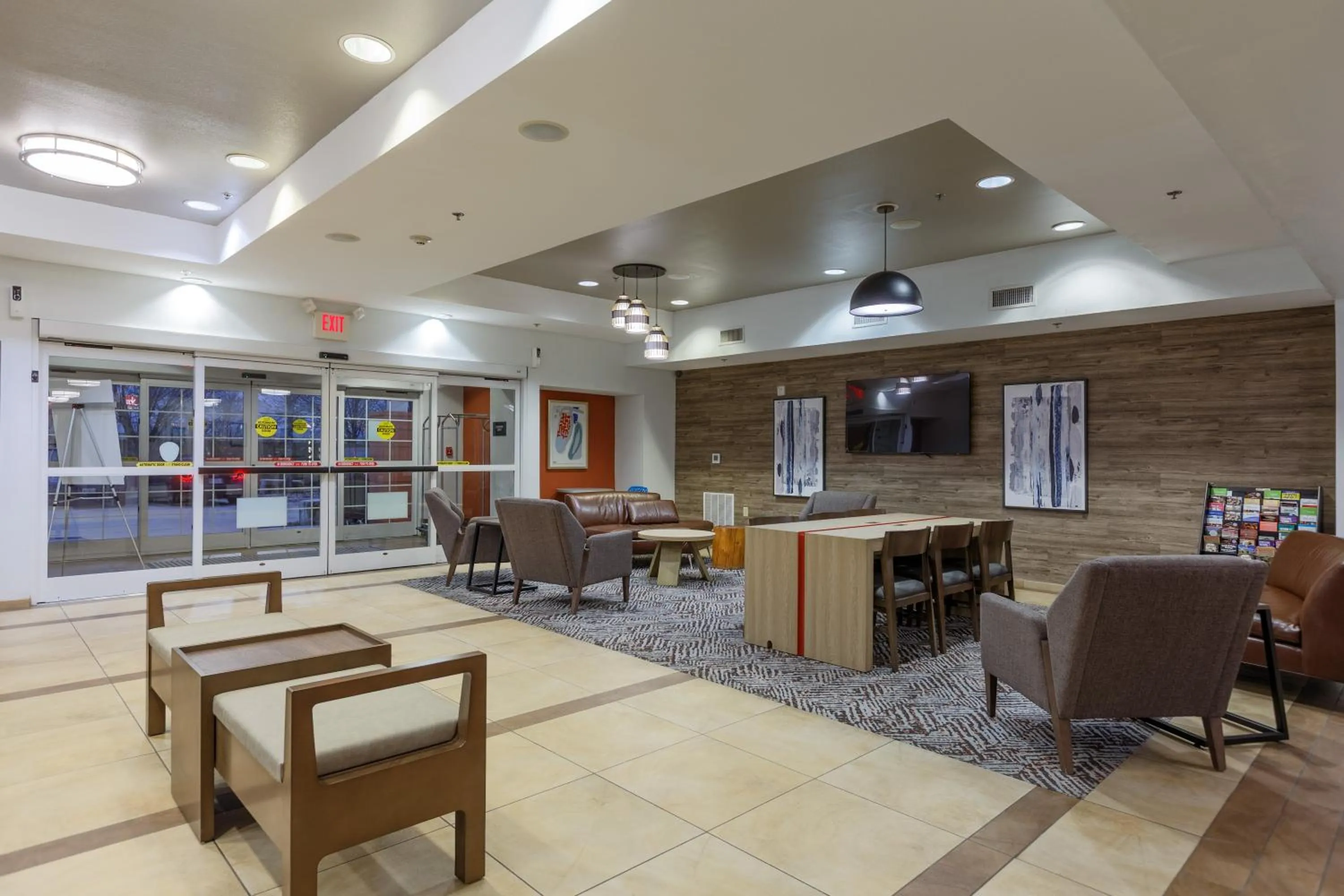 Seating area in Candlewood Suites San Marcos by IHG