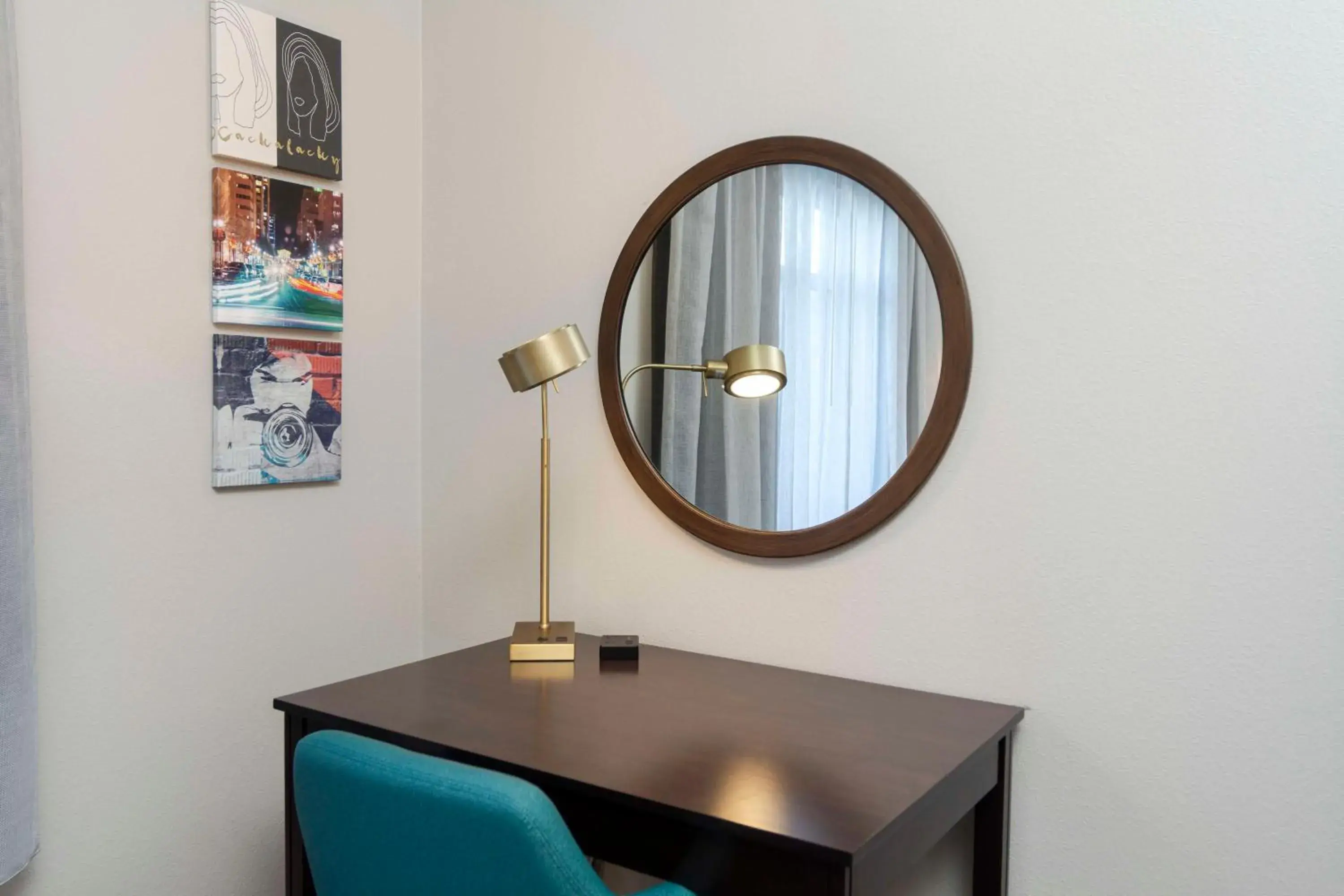 Bedroom in Hampton Inn & Suites - Raleigh Downtown Bedroom in Hampton Inn & Suites - Raleigh Downtown