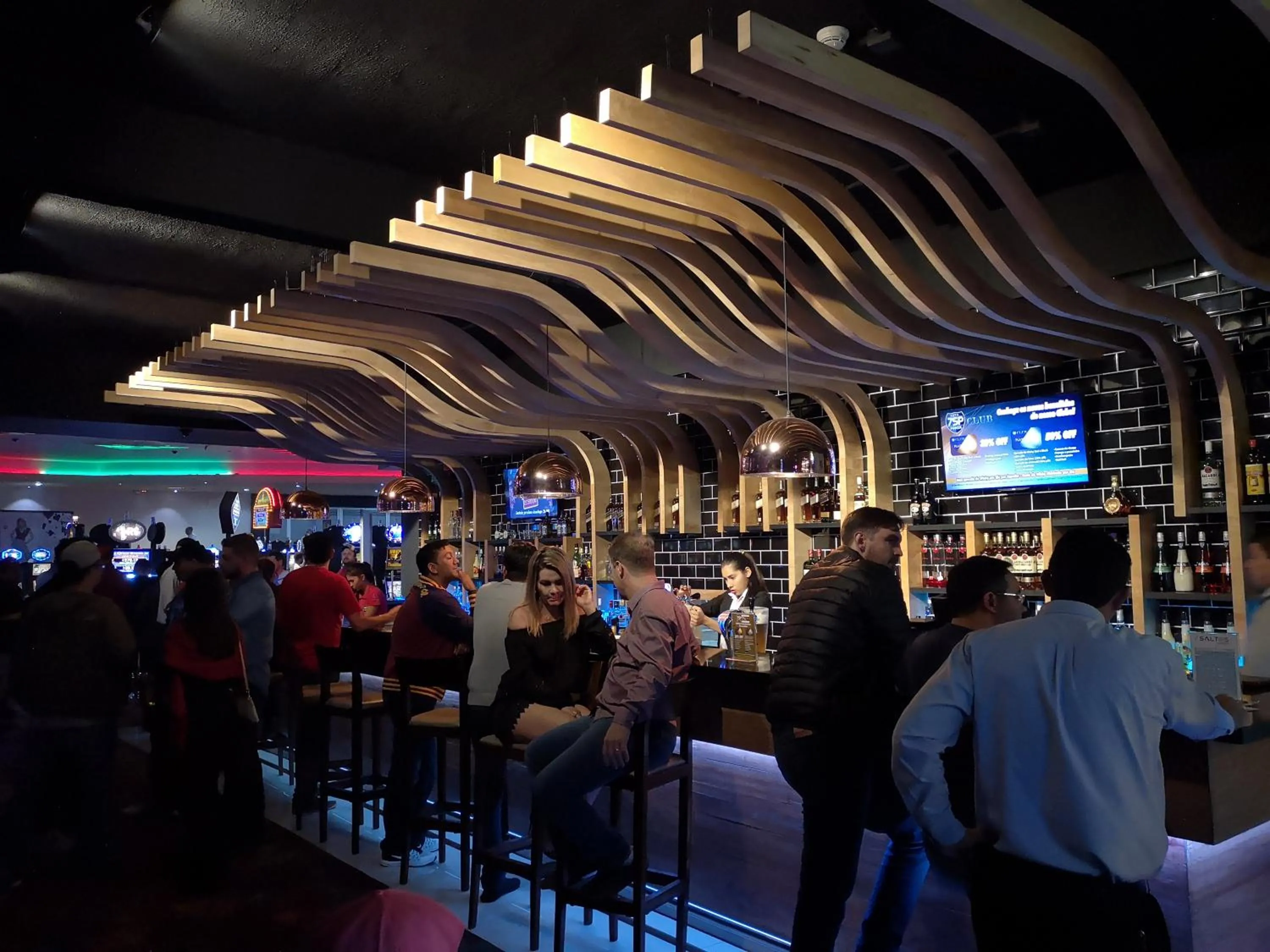 Lounge or bar in 7 Saltos Resort