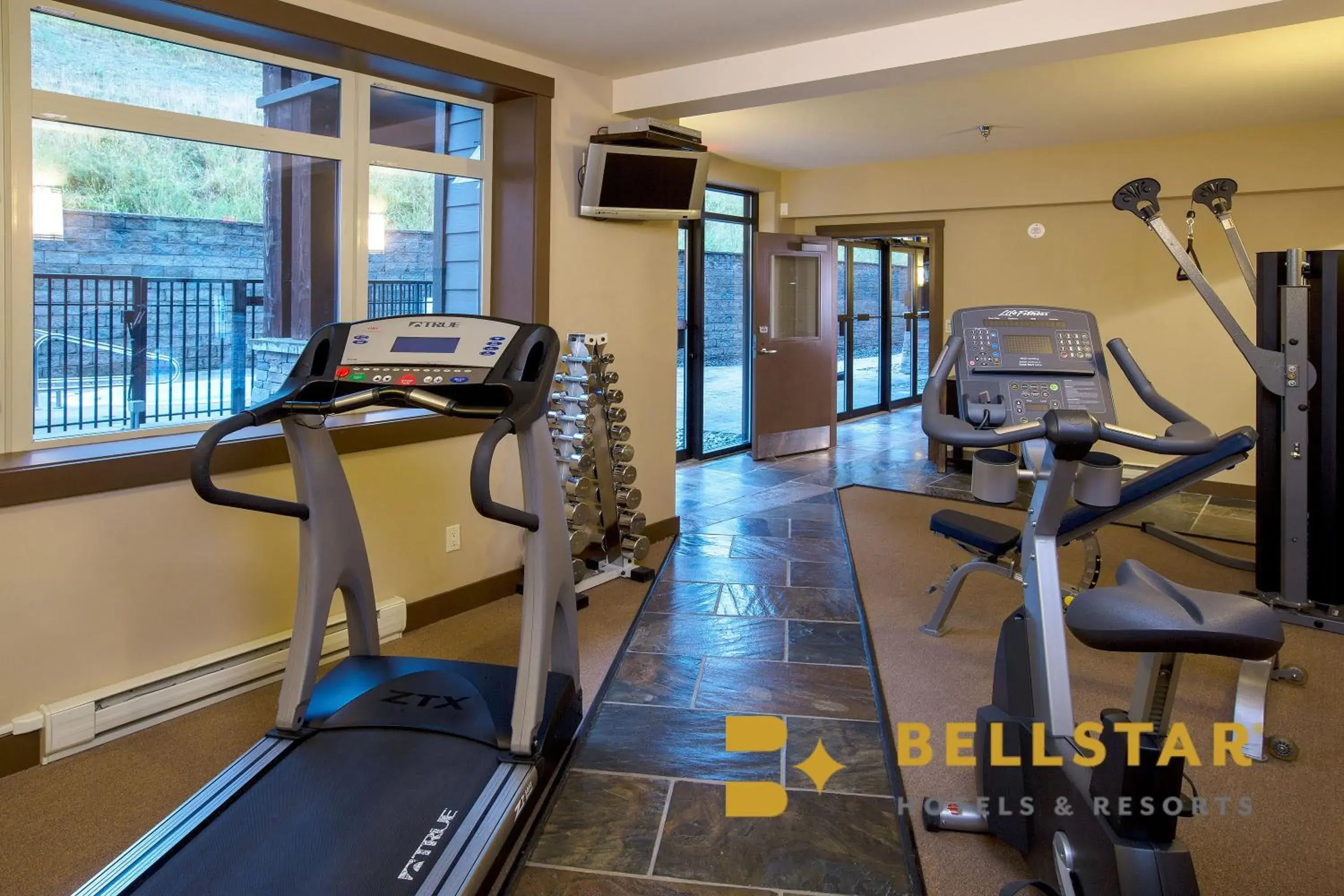 Fitness centre/facilities in Palliser Lodge — Bellstar Hotels & Resorts Fitness centre/facilities in Palliser Lodge — Bellstar Hotels & Resorts